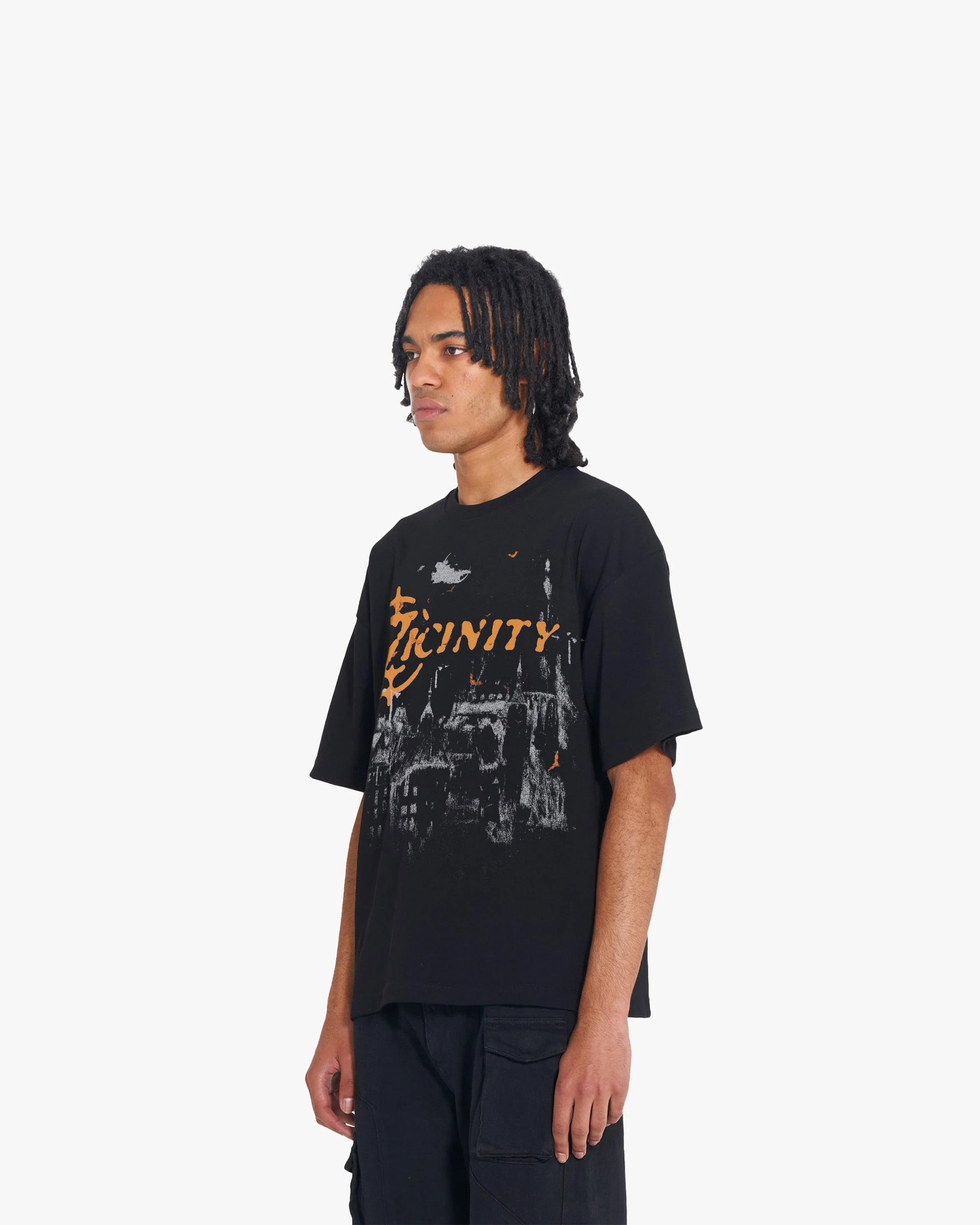 HAUNTED HOUSE TEE BLACK - Image 3