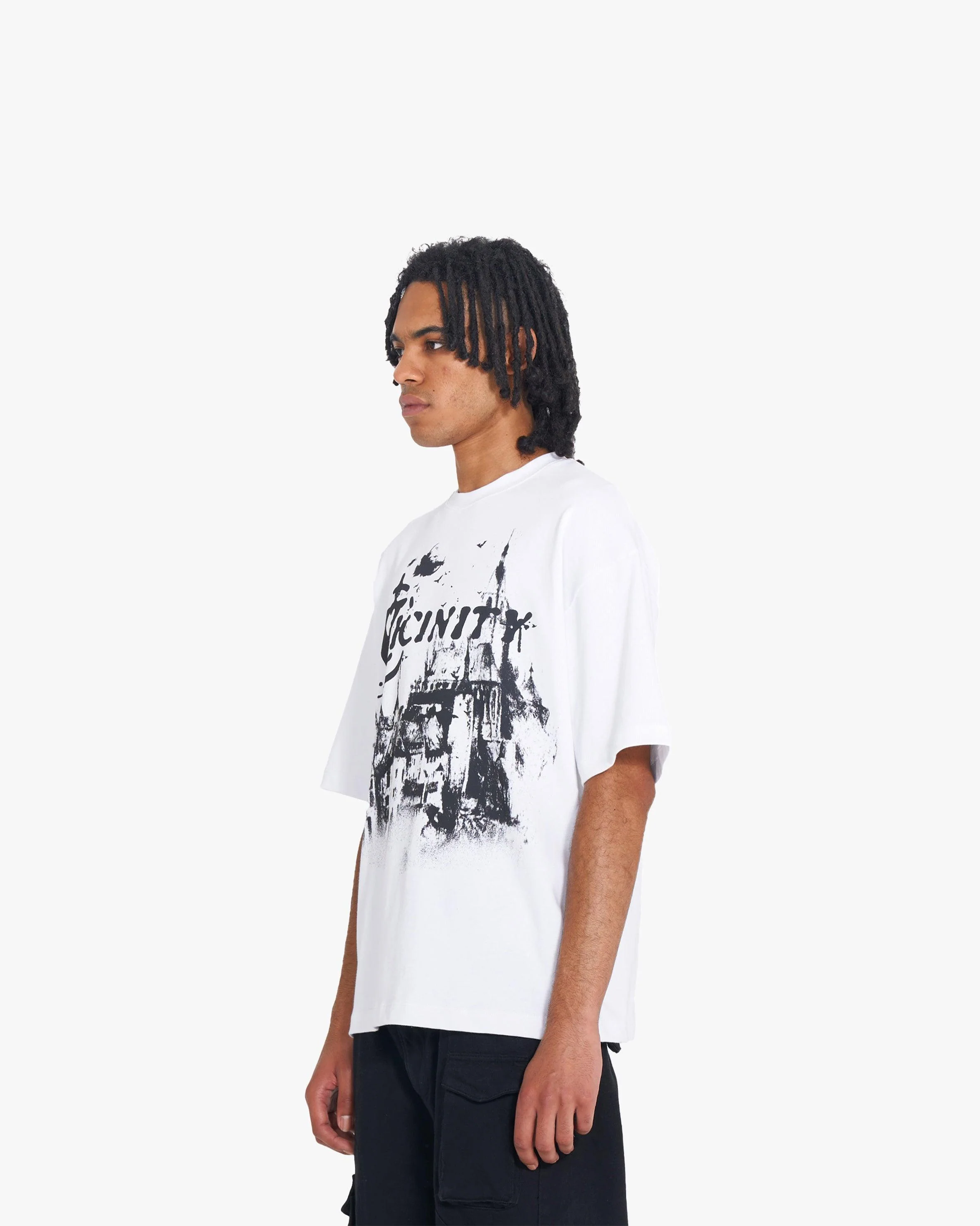 HAUNTED HOUSE TEE WHITE - Image 3
