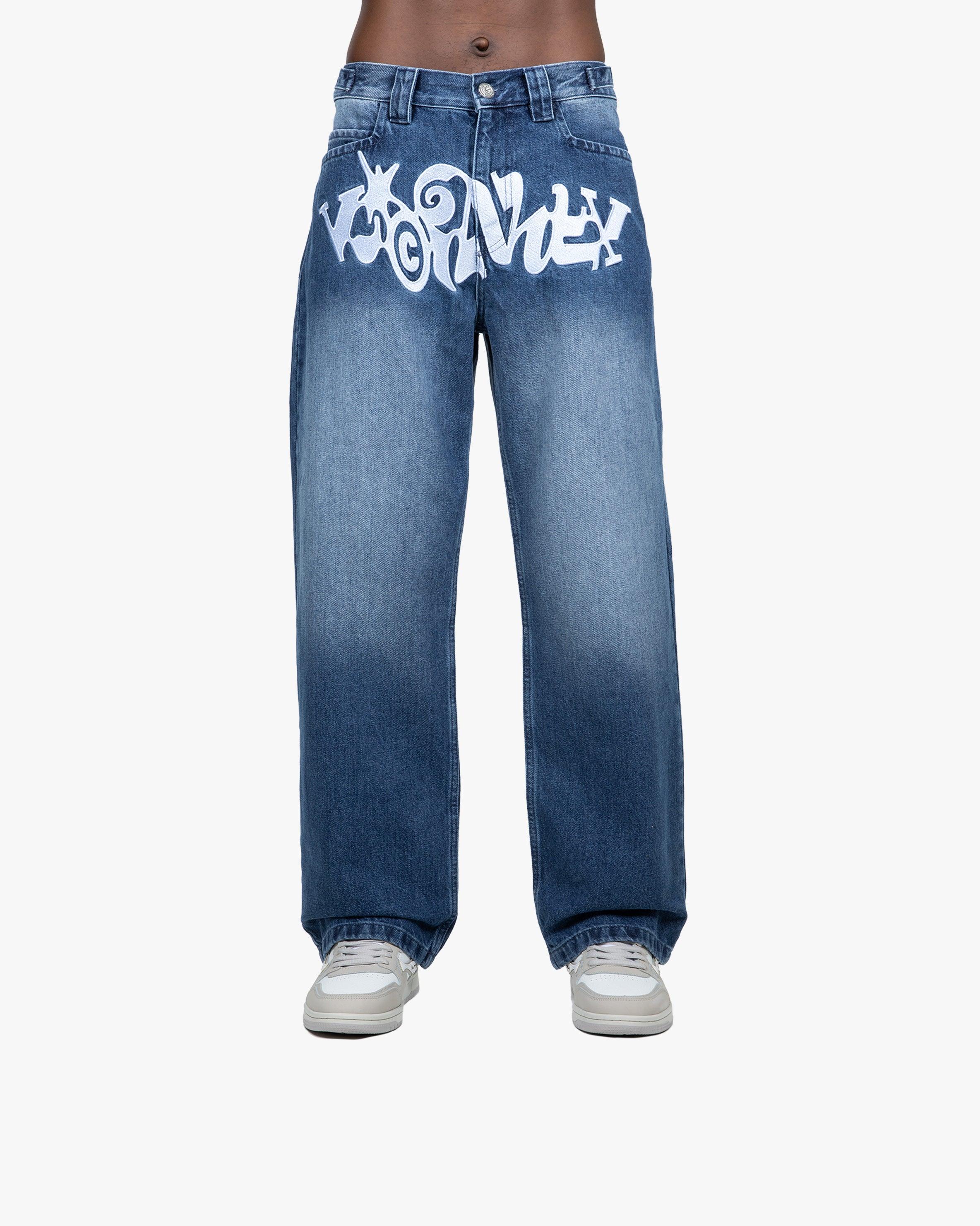 HAVOC DENIM DARK BLUE / WHITE - Image 2