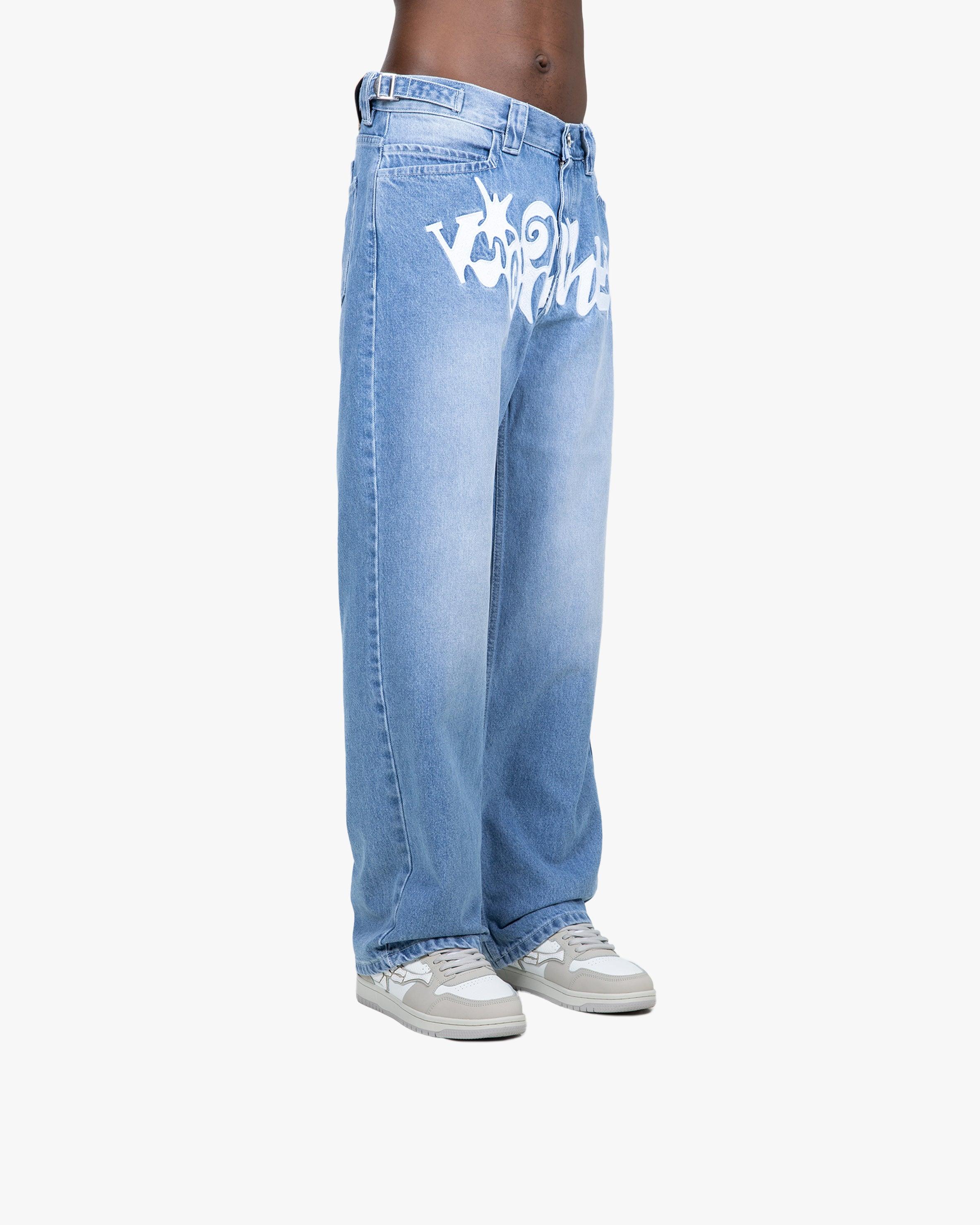 HAVOC DENIM LIGHT BLUE / WHITE - Image 3