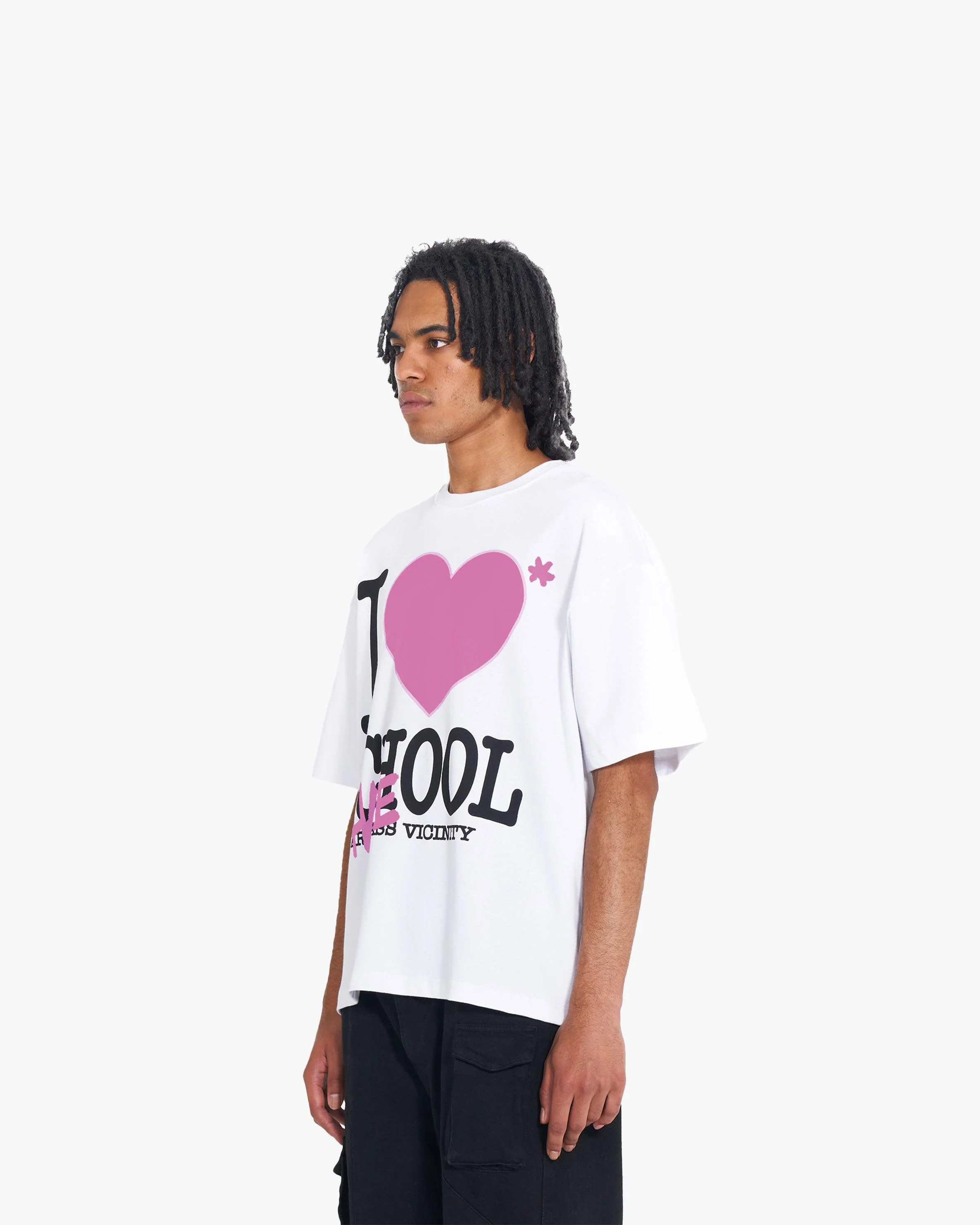 I LOVE SCHOOL TEE WHITE - Image 3