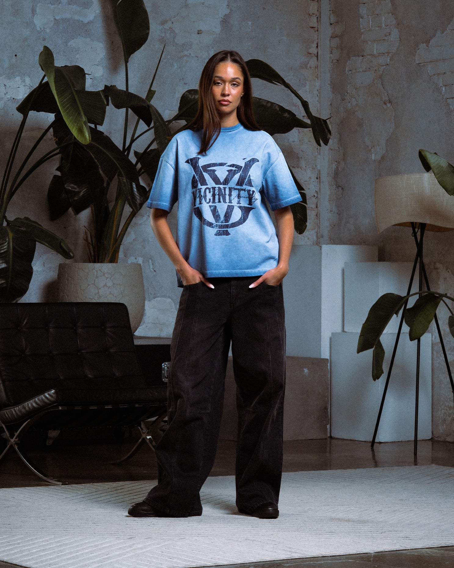 INITIALS TEE BLUE - Image 2