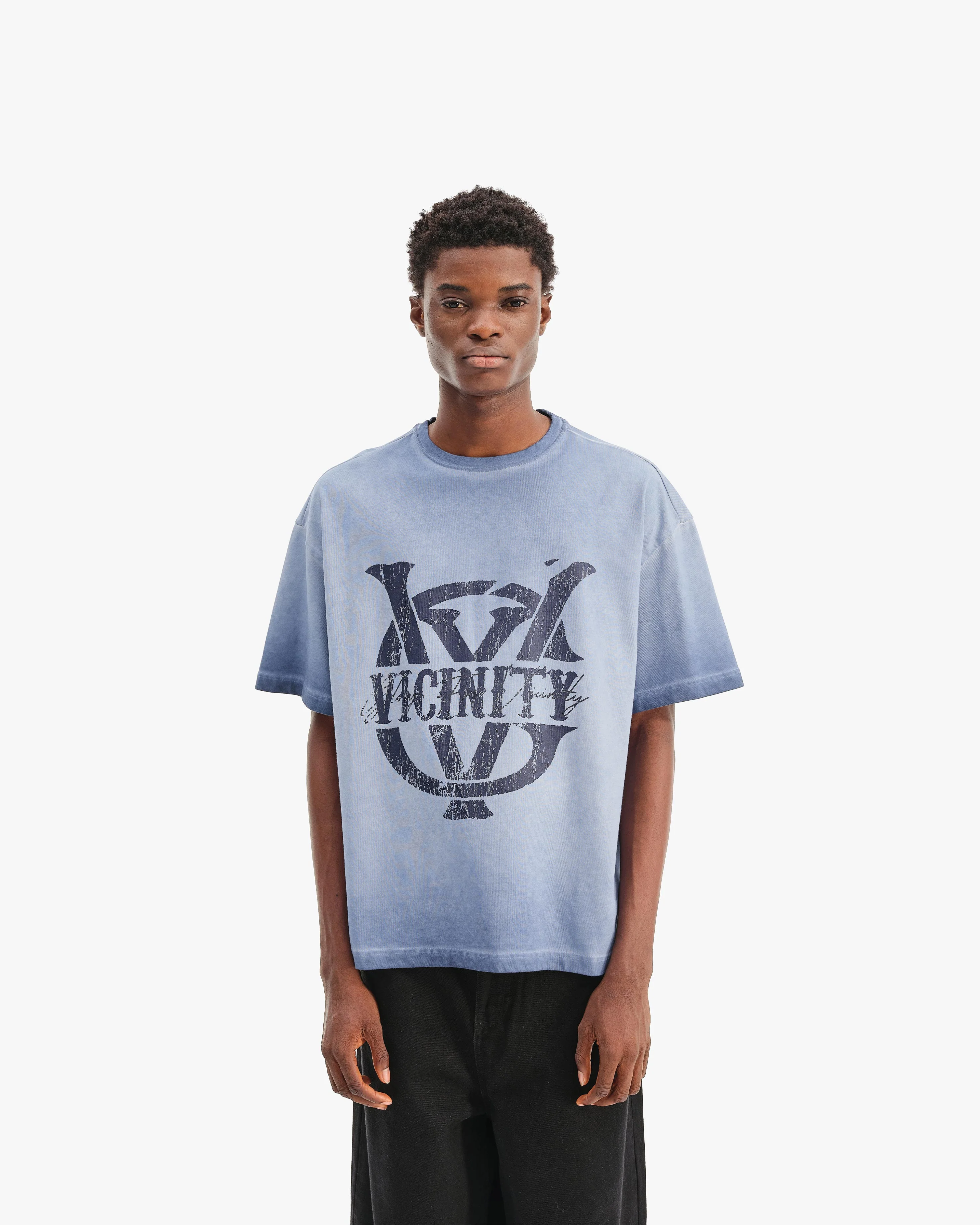 INITIALS TEE BLUE - Image 3