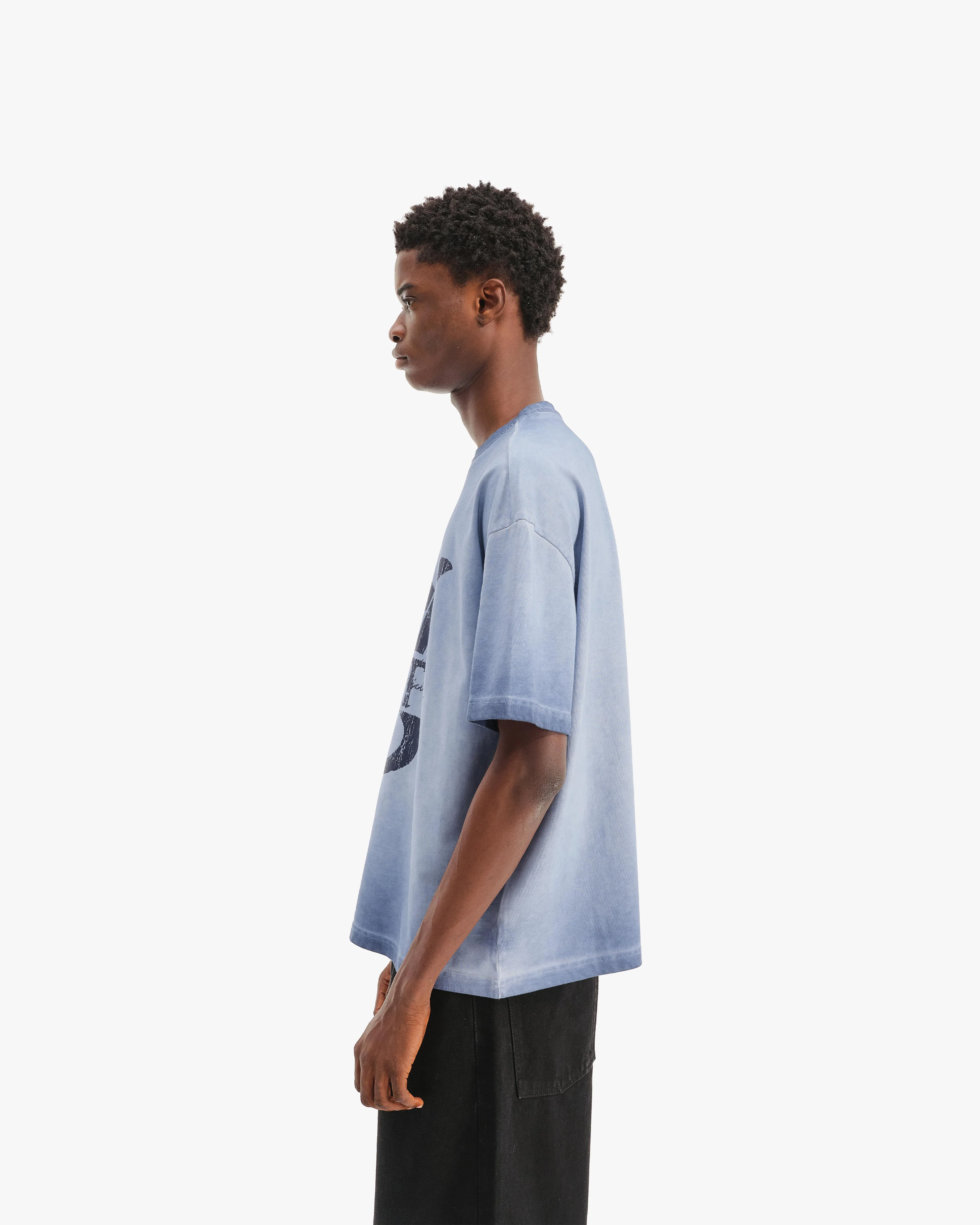 INITIALS TEE BLUE - Image 5