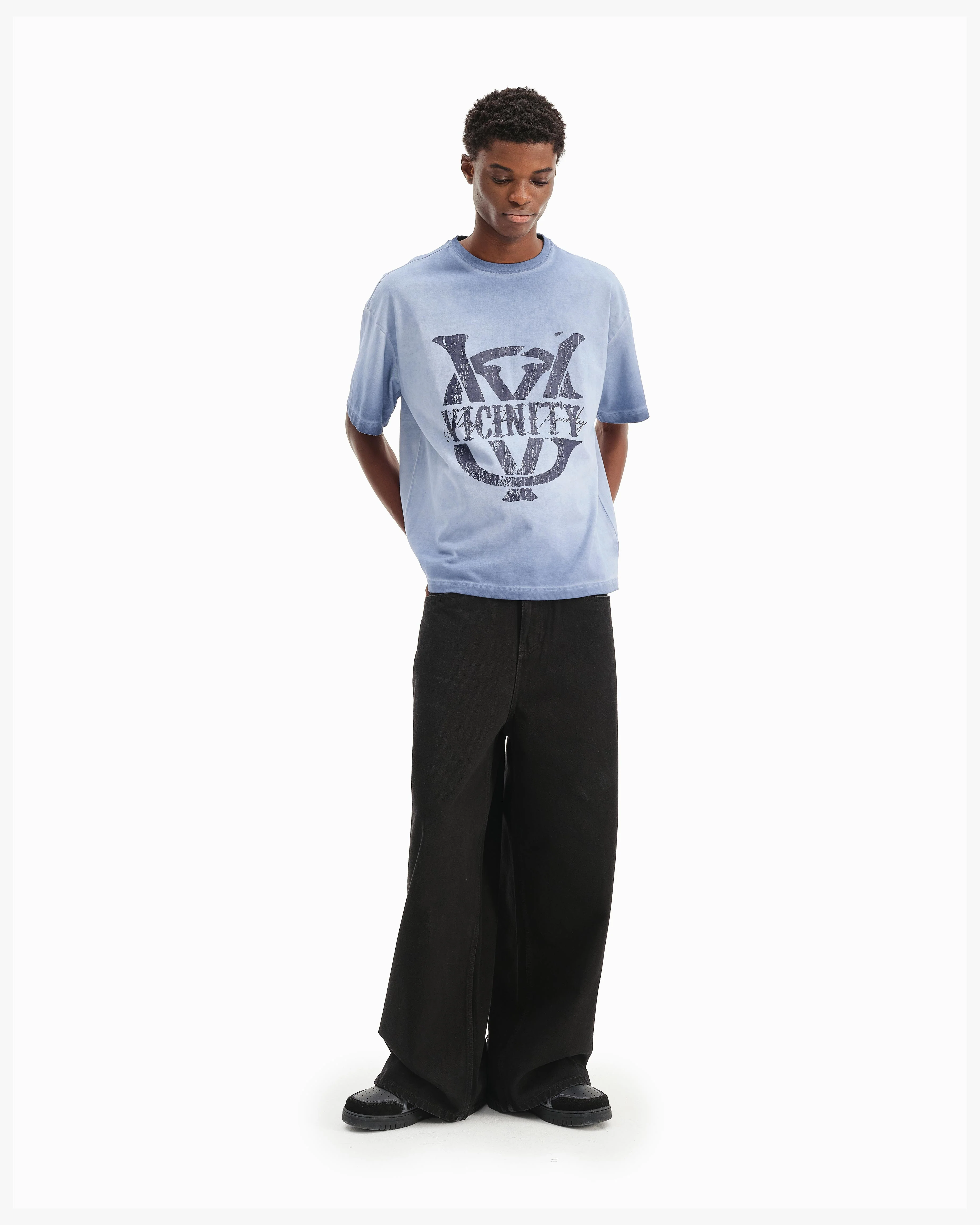 INITIALS TEE BLUE - Image 8