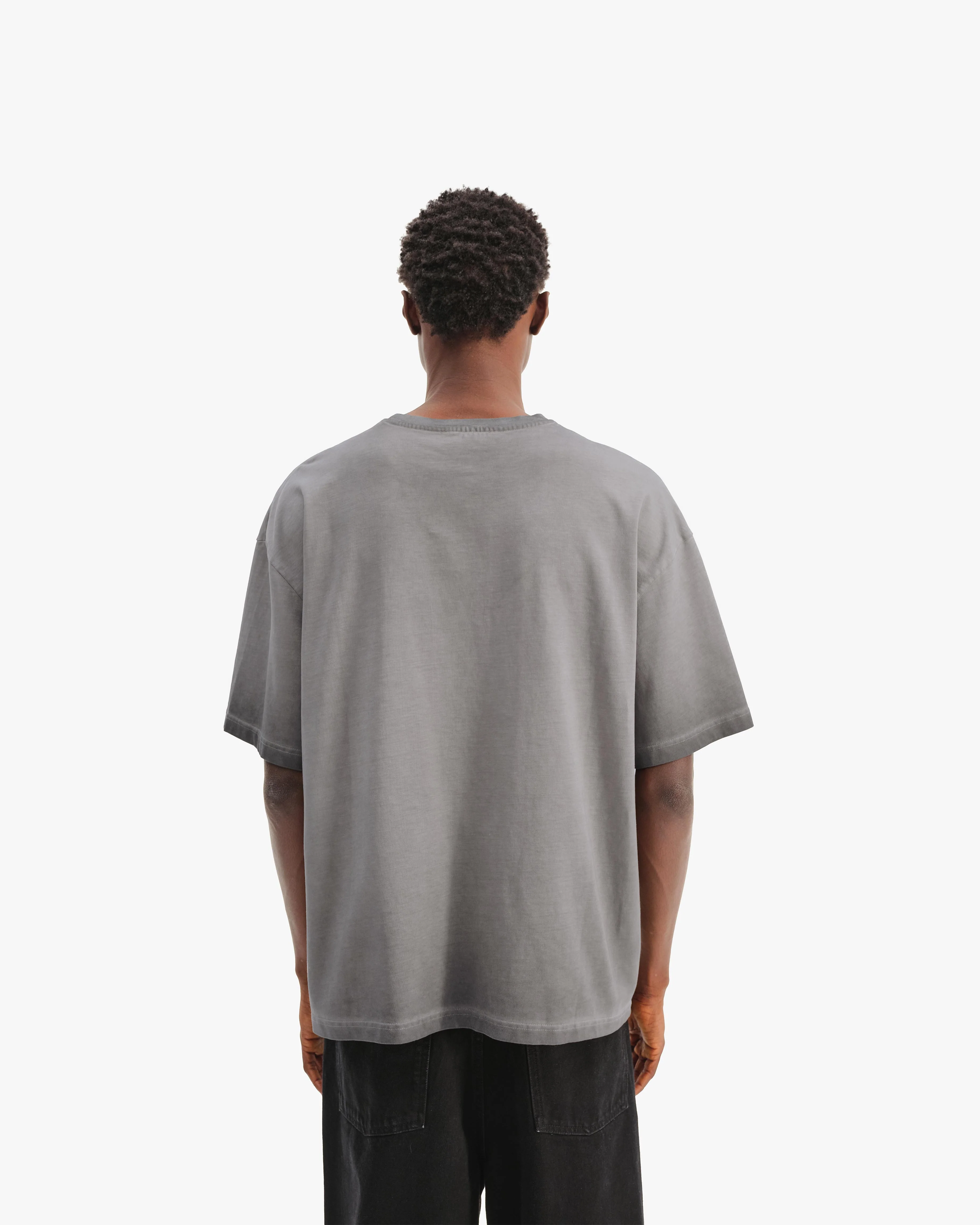 INITIALS TEE DARK GREY - Image 6