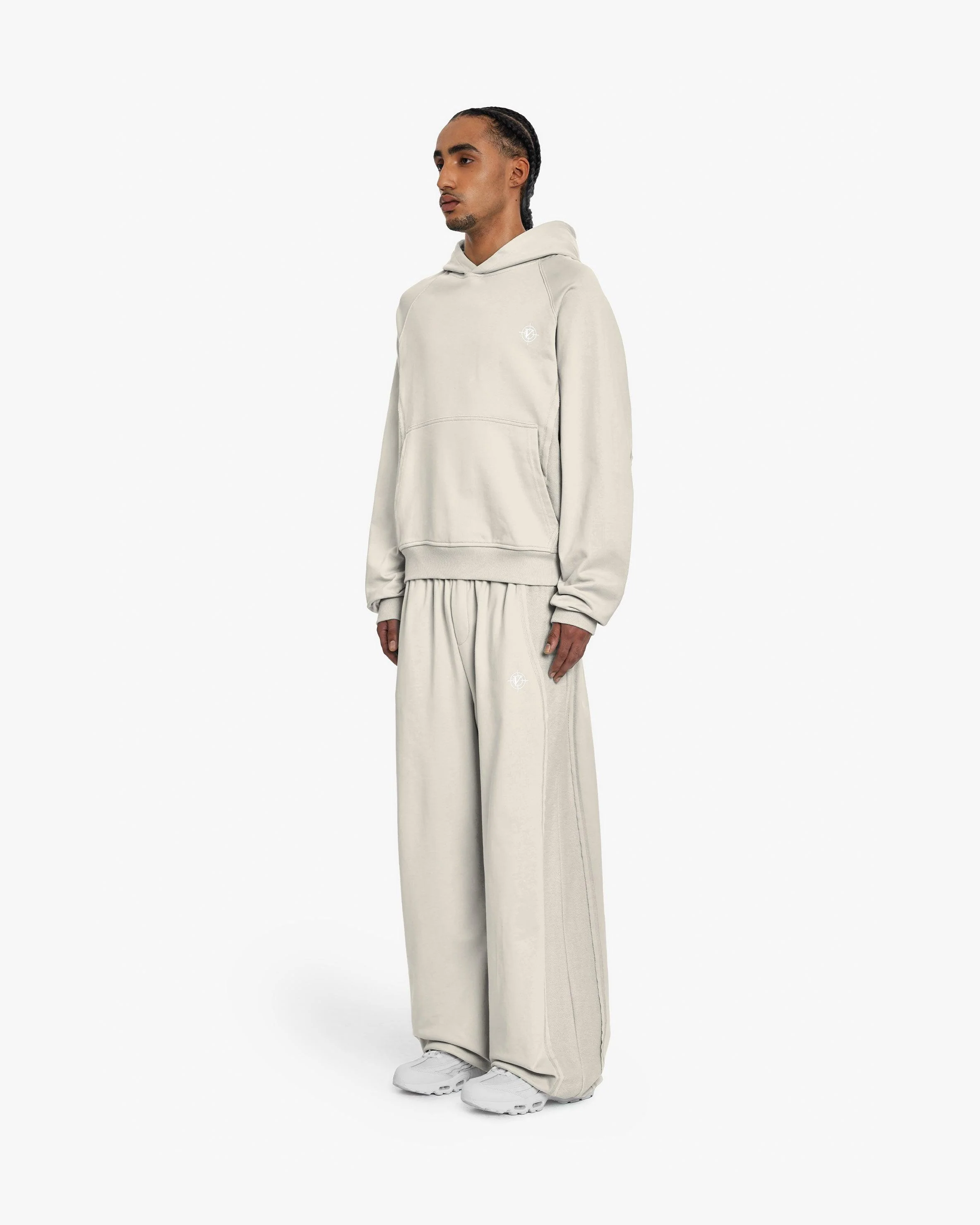 INSIDE OUT HOODIE BEIGE (OLD SIZING) - Image 4