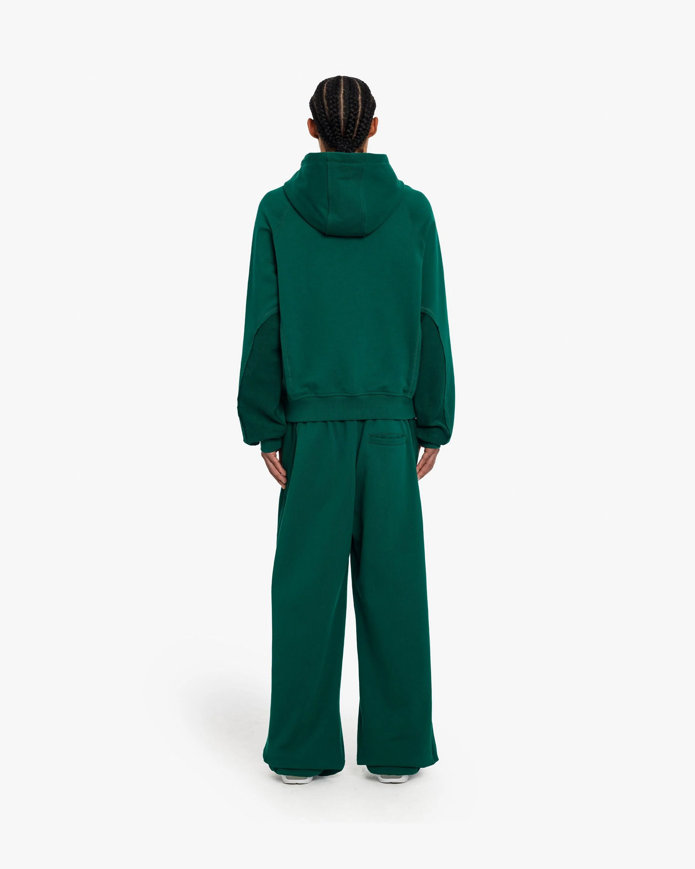 INSIDE OUT HOODIE FORREST GREEN - Image 6