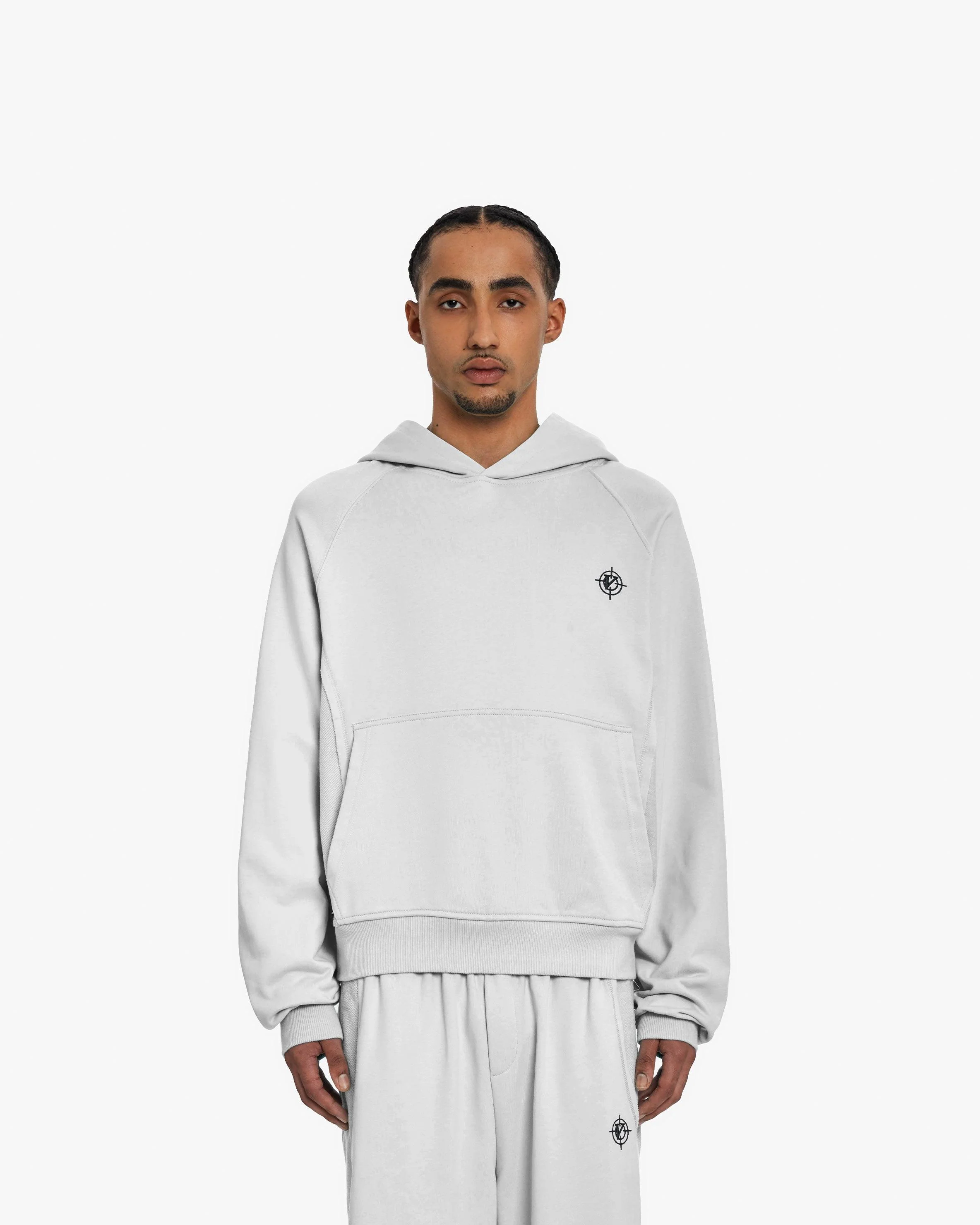 INSIDE OUT HOODIE LIGHT GREY (OLD SIZING) - Image 2