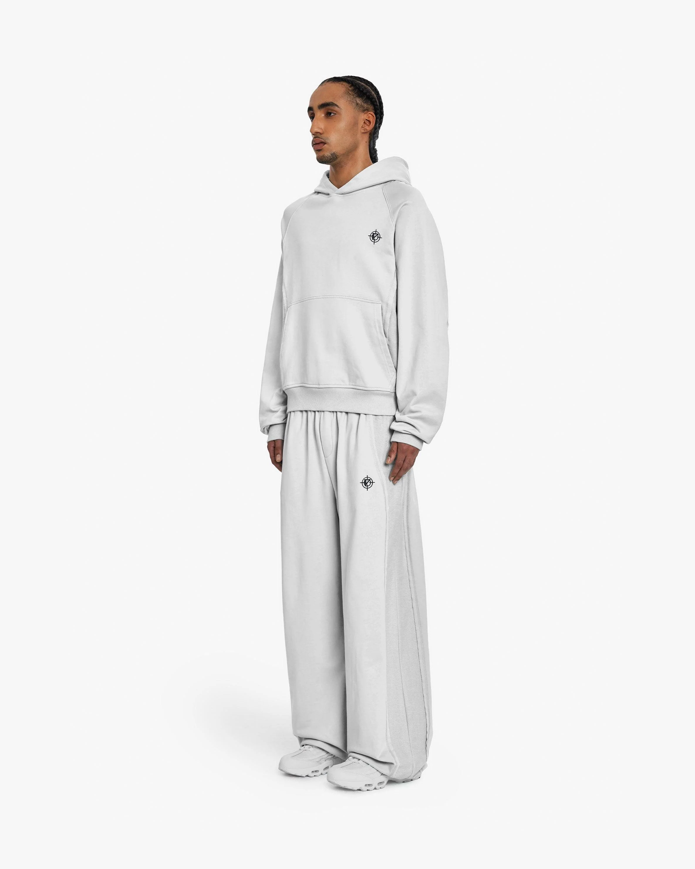 INSIDE OUT HOODIE LIGHT GREY (OLD SIZING) - Image 4