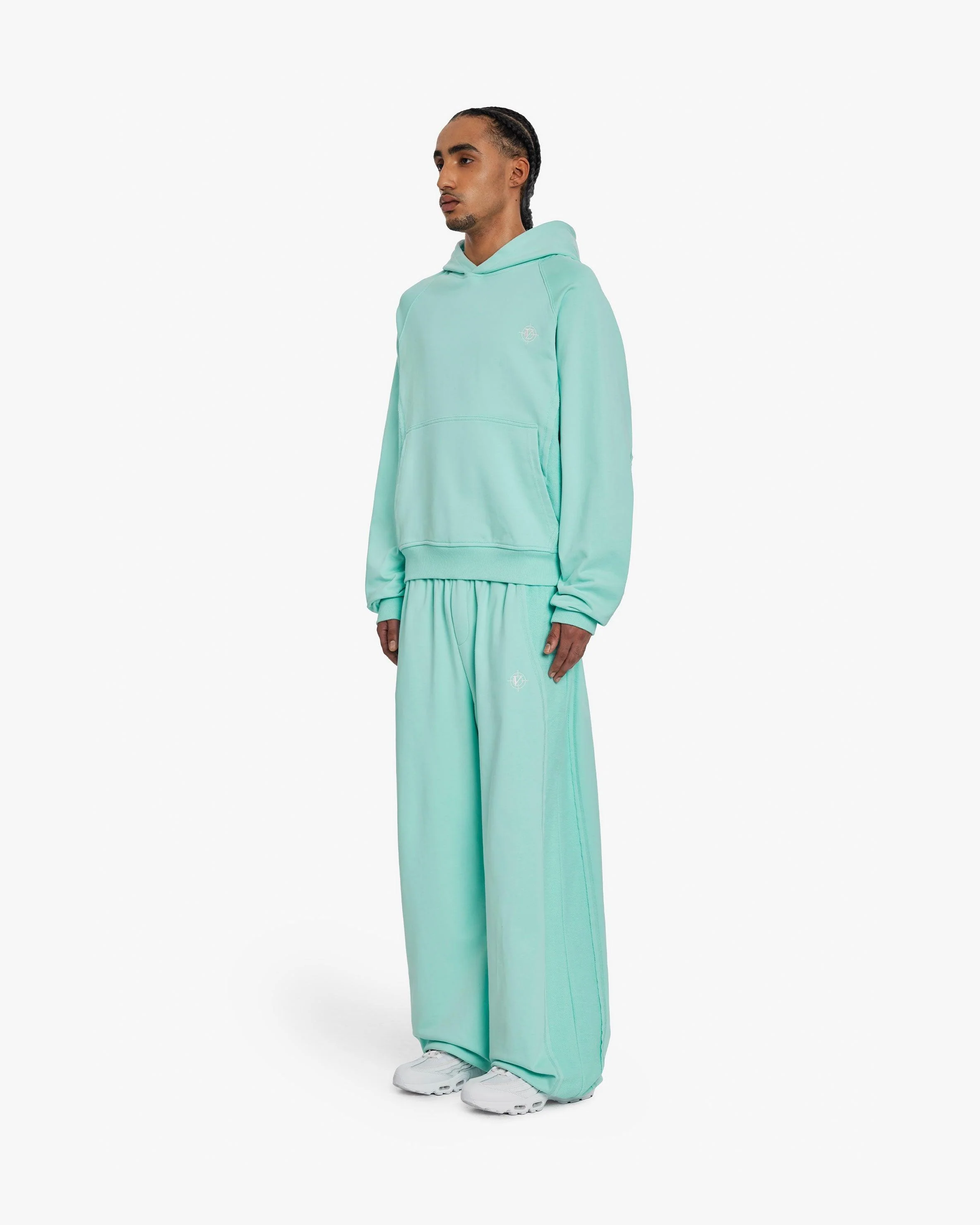 INSIDE OUT HOODIE TURQUOISE - Image 4