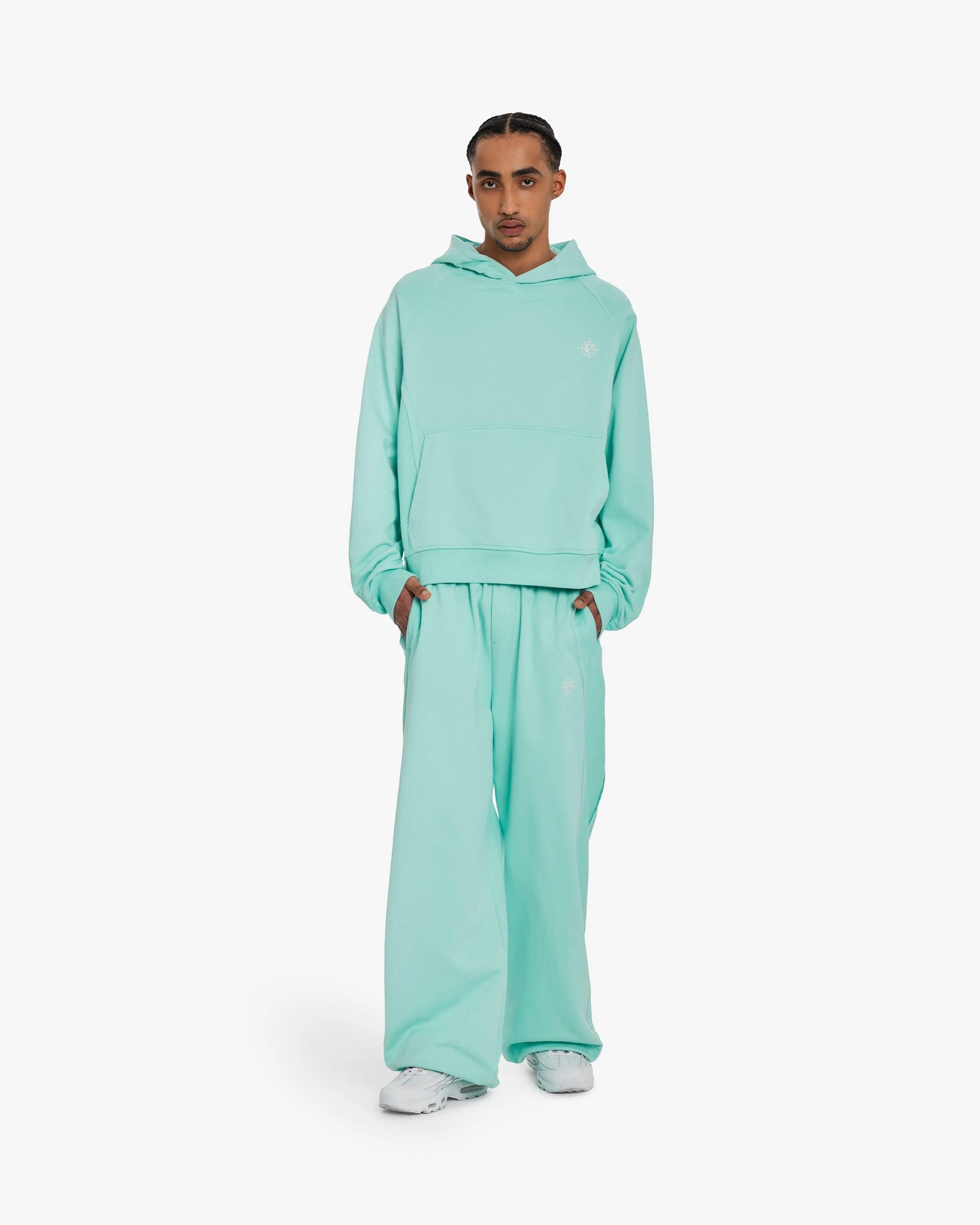 INSIDE OUT HOODIE TURQUOISE - Image 9