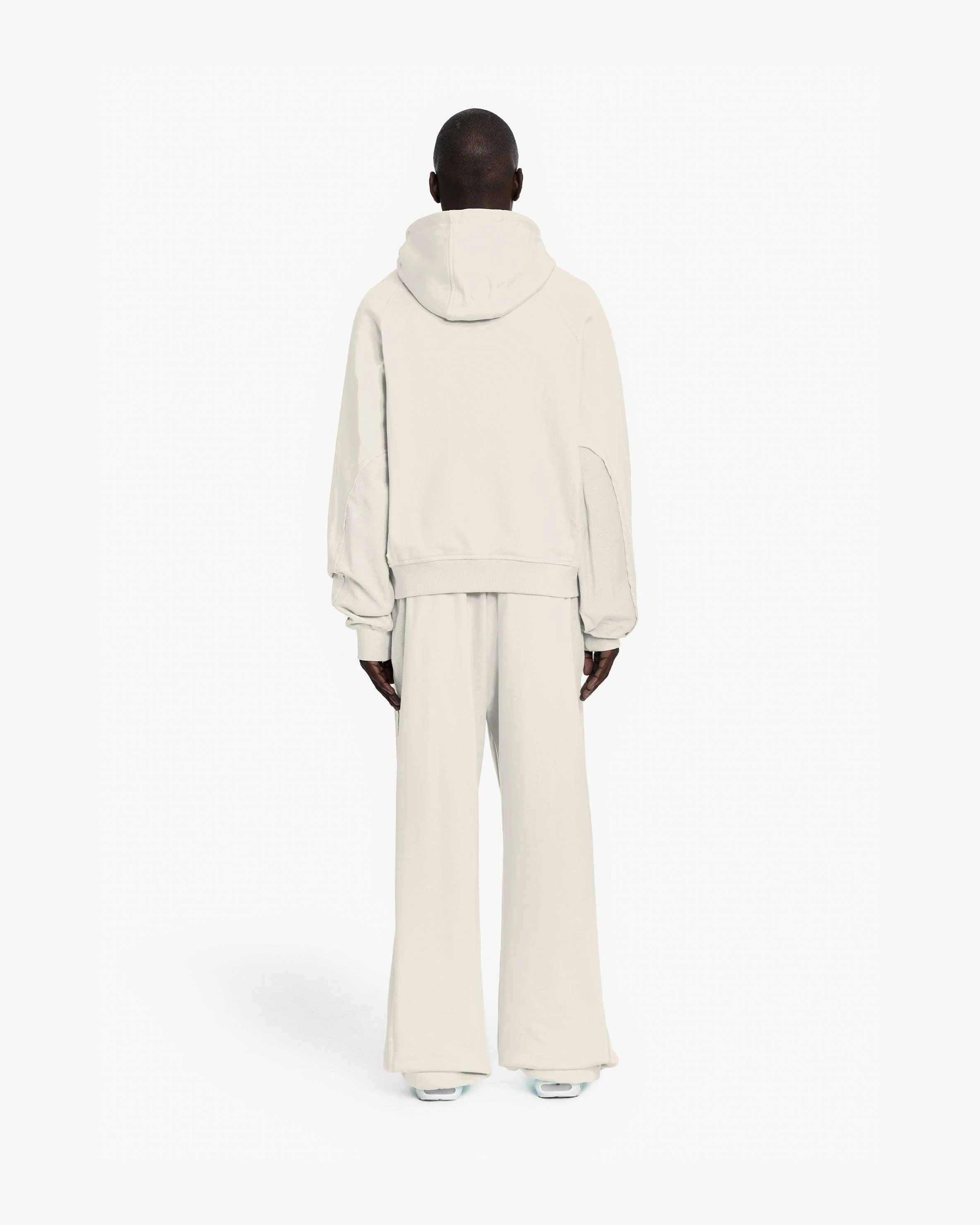 INSIDE OUT ZIP HOODIE BEIGE (OLD SIZING) - Image 6