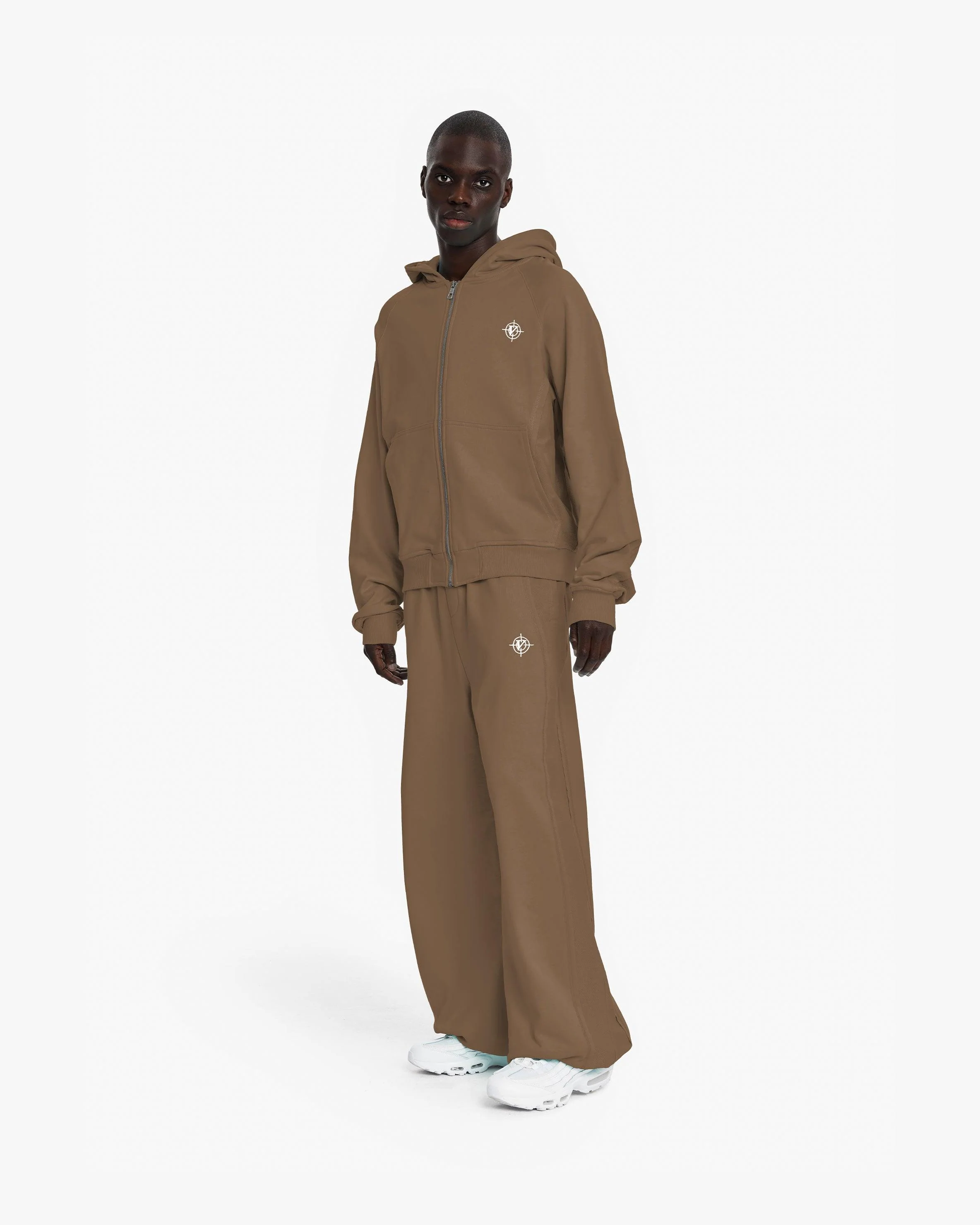 INSIDE OUT ZIP HOODIE CHOCOLATE BROWN - Image 10