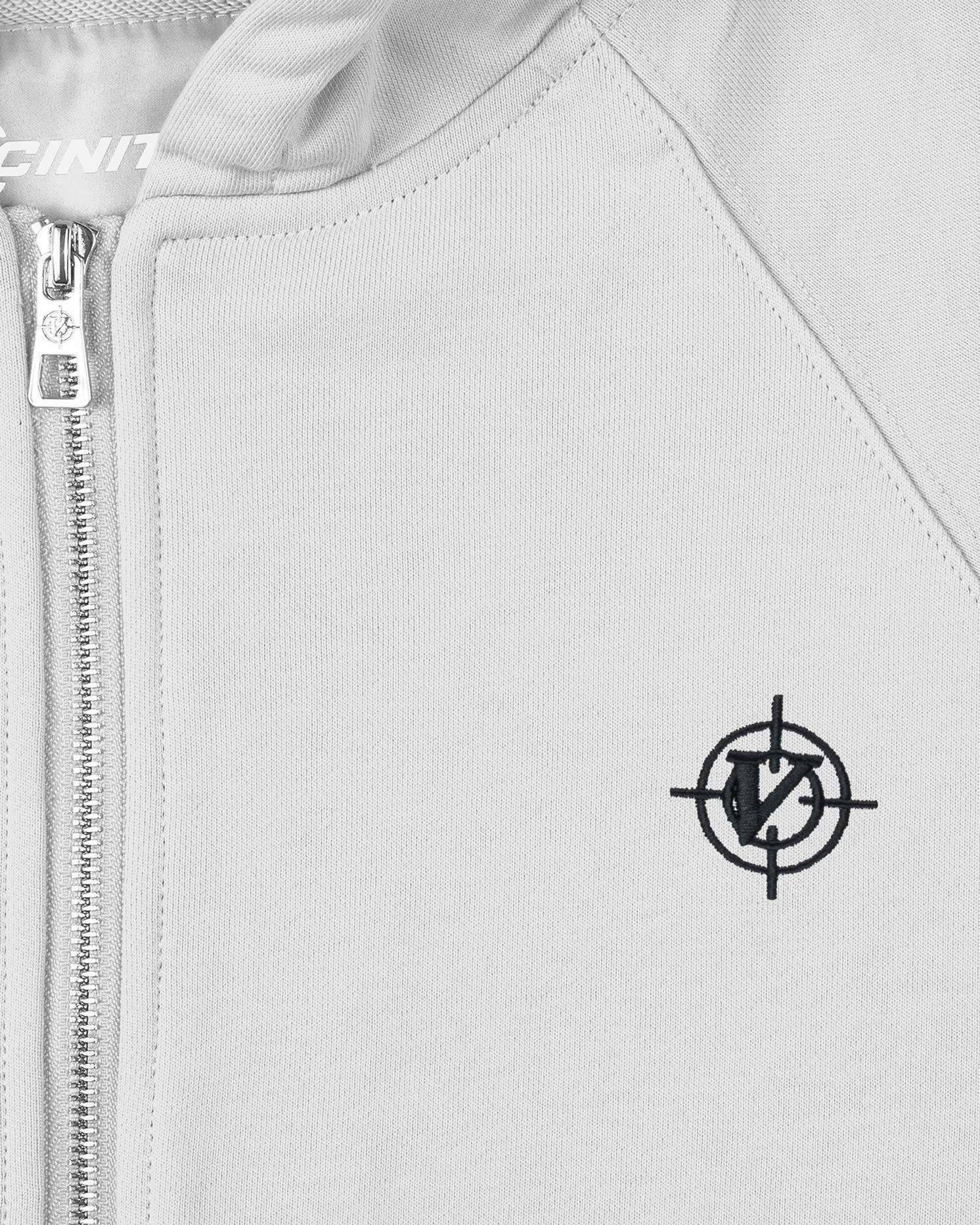 INSIDE OUT ZIP HOODIE LIGHT GREY - Image 10