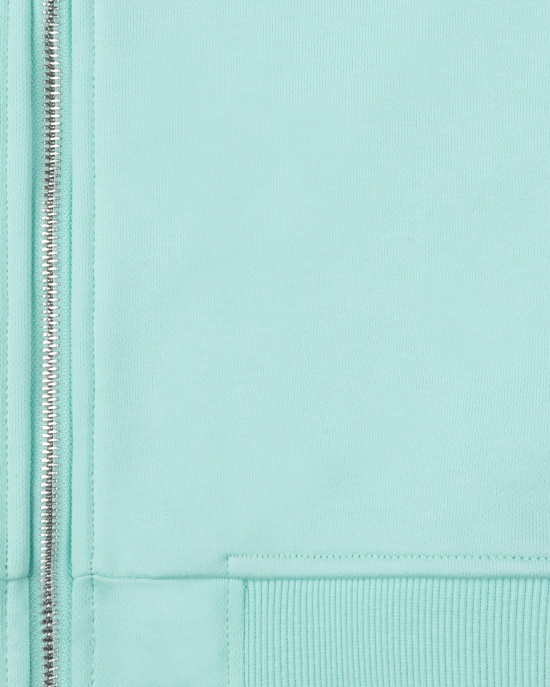 INSIDE OUT ZIP HOODIE TURQUOISE - Image 8