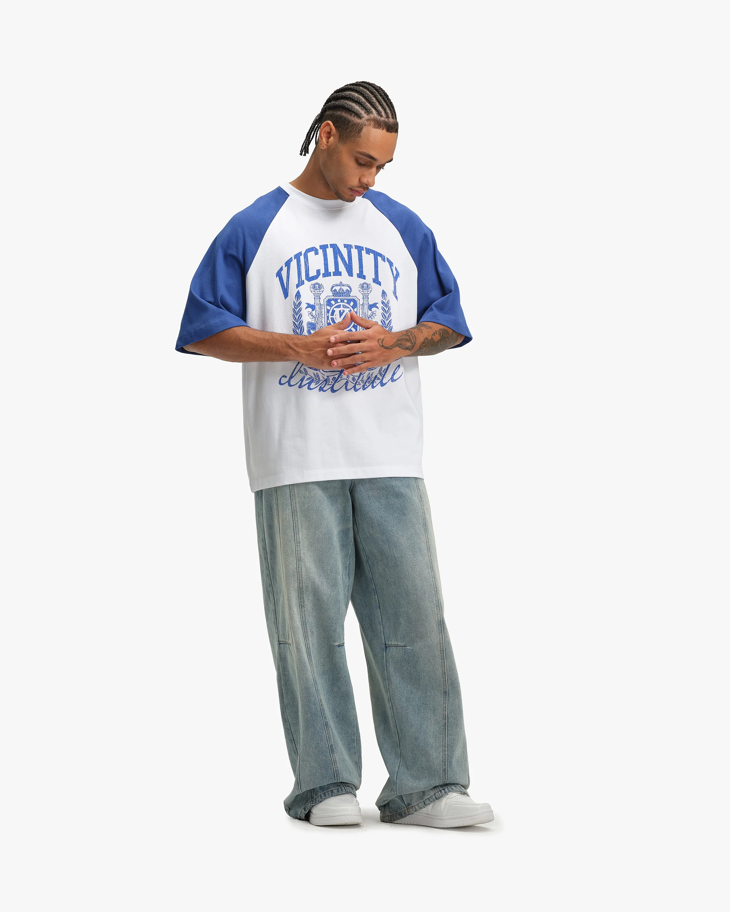 INSTITUTE TEE WHITE/BLUE - Image 10