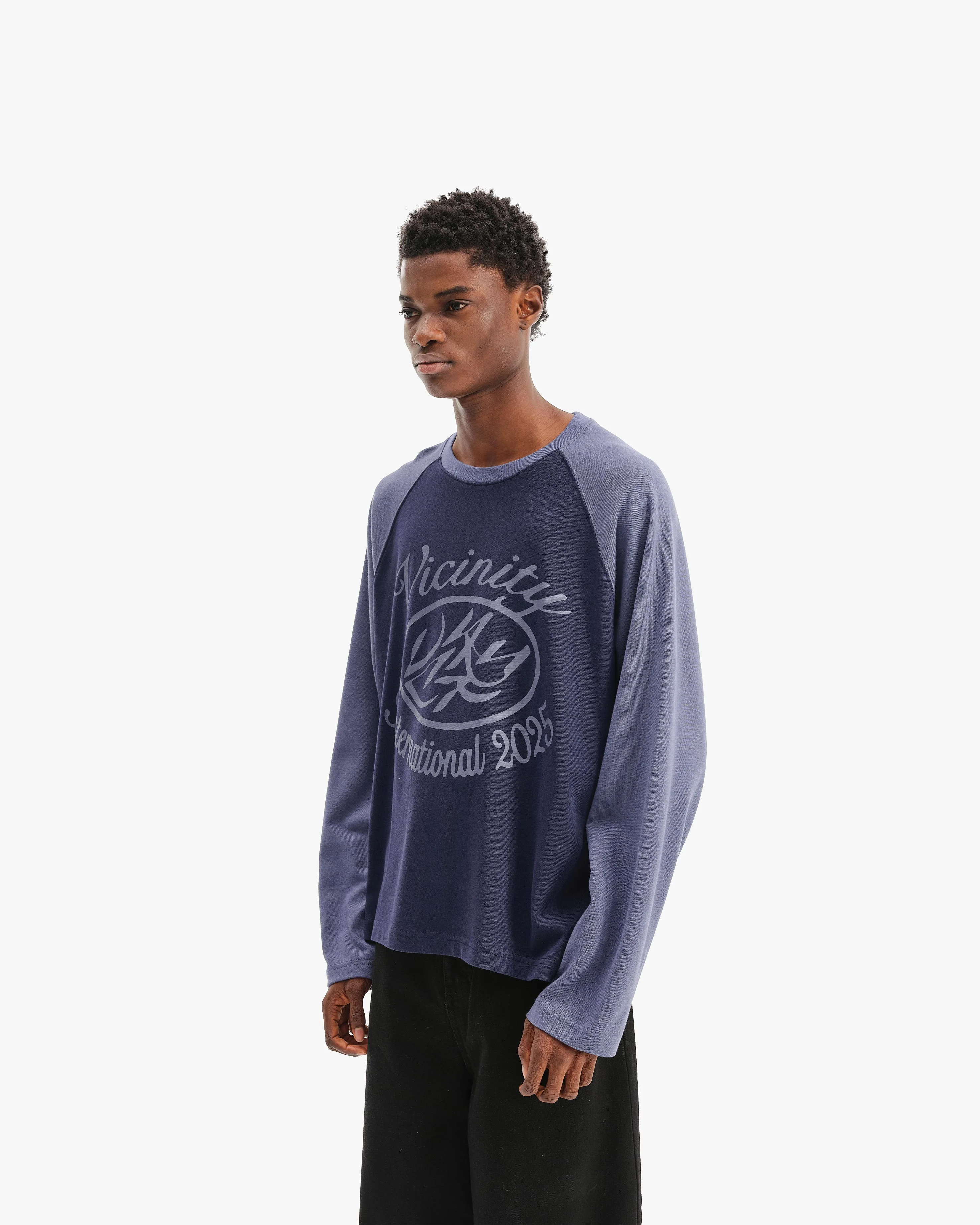 INTERNATIONAL LONGSLEEVE BLUE - Image 4