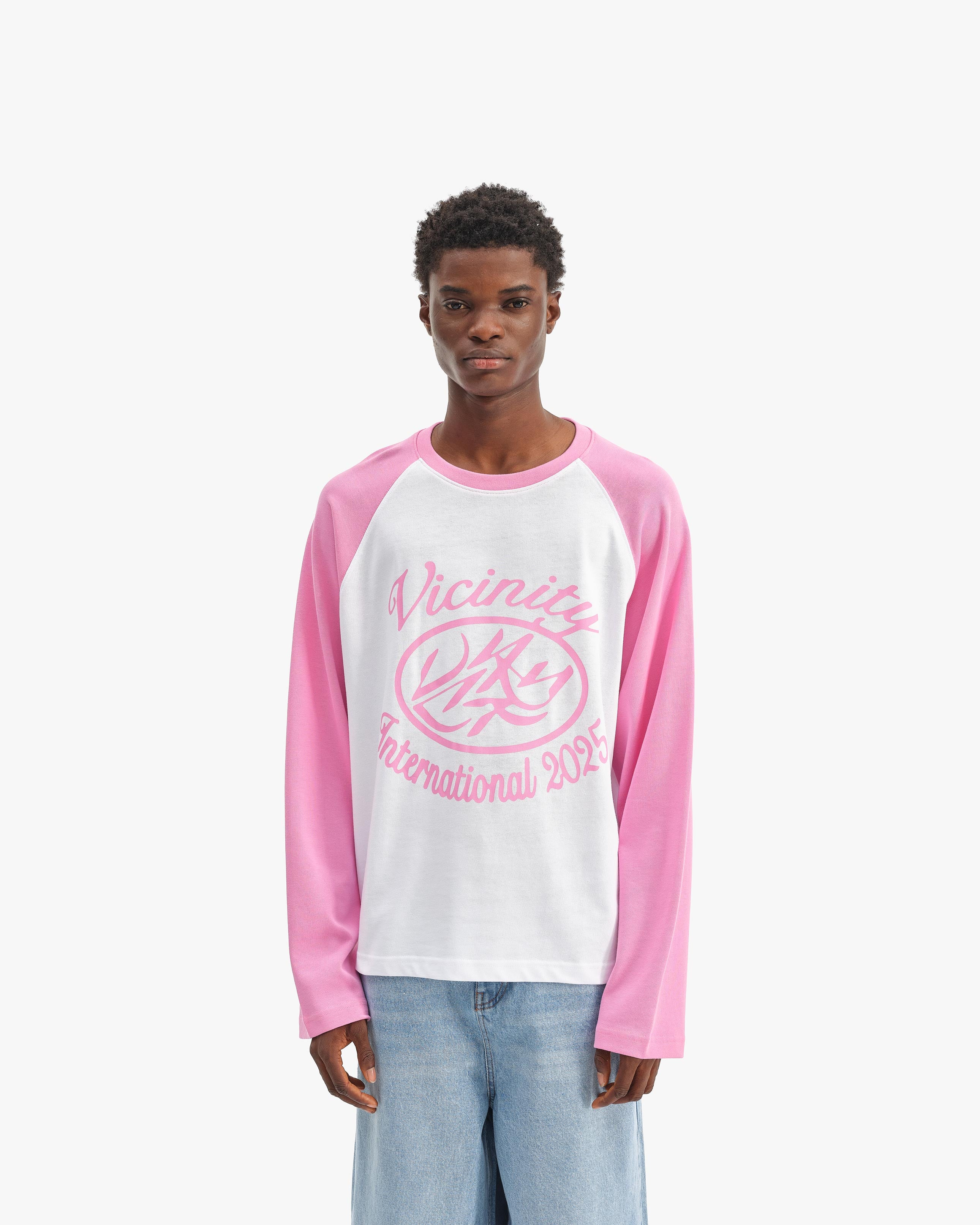 INTERNATIONAL LONGSLEEVE WHITE/PINK - Image 3