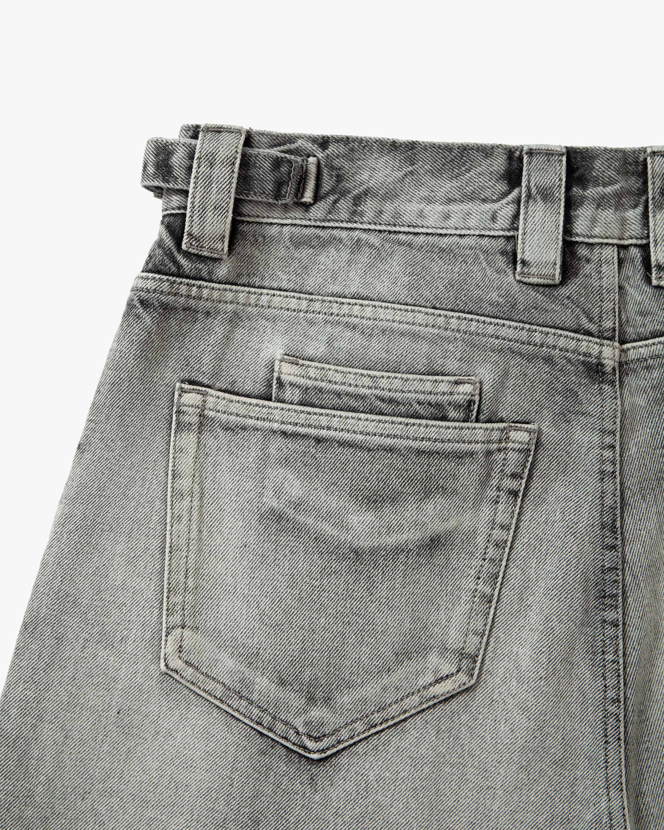 IVORY DENIM JORTS - Image 11
