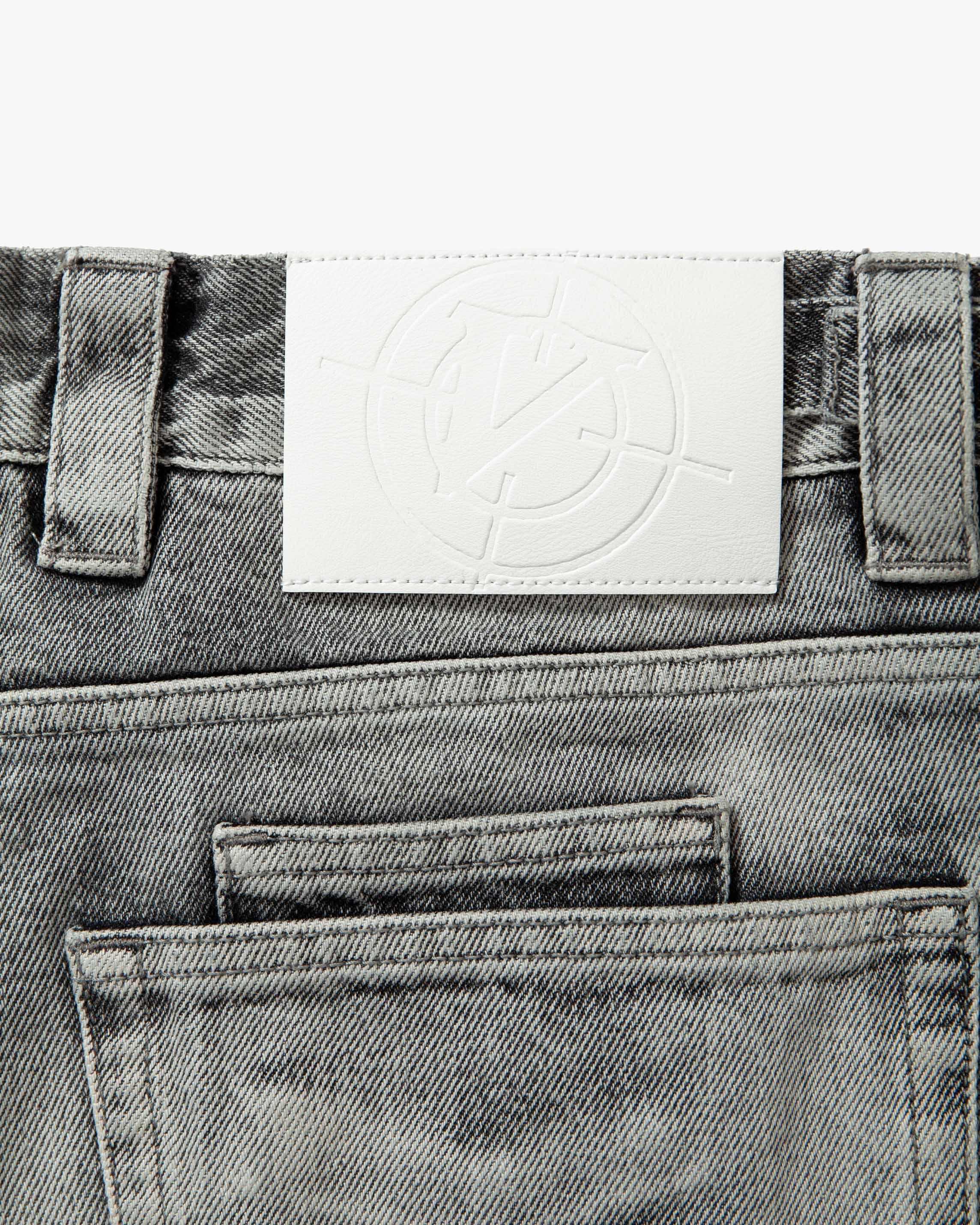 IVORY DENIM JORTS - Image 12