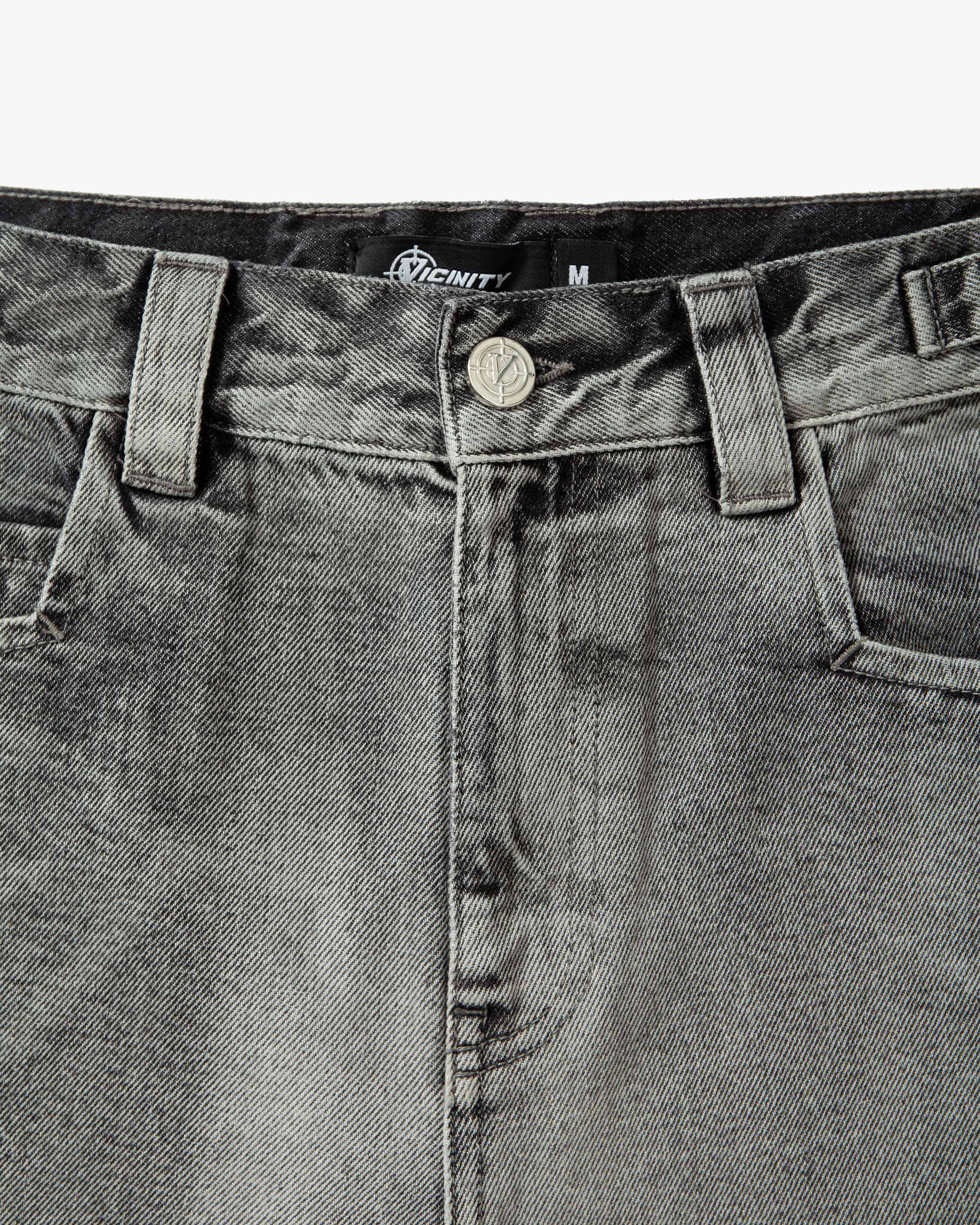 IVORY DENIM JORTS - Image 9