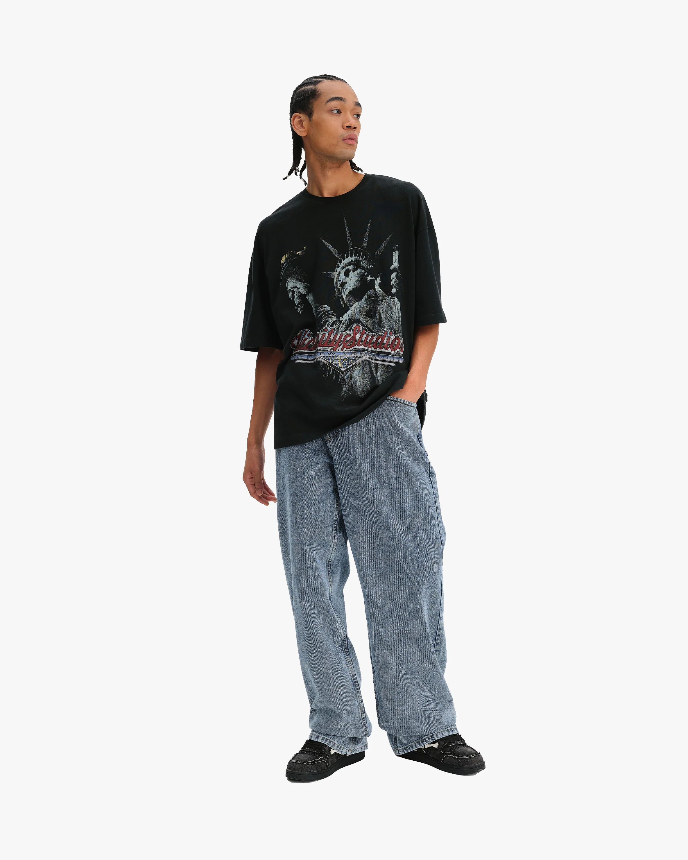 LADY LIBERTY TEE VINTAGE WASH - Image 8