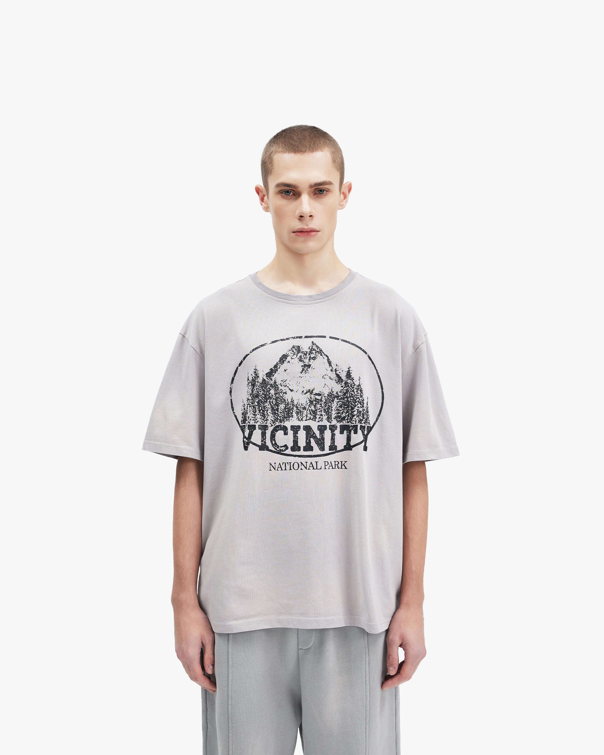 MOUNTAIN TEE GREY - Image 2