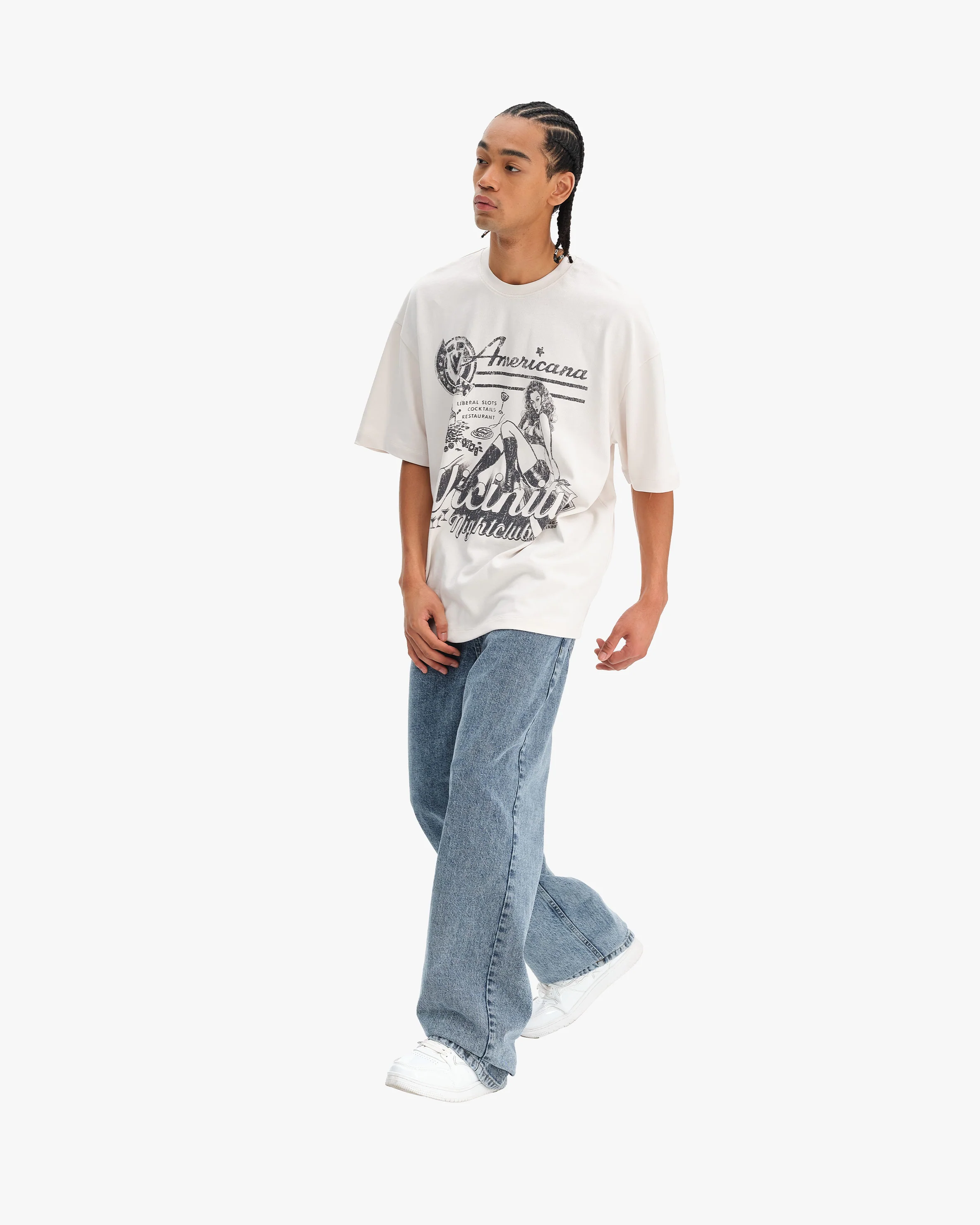 NIGHTCLUB TEE BEIGE - Image 8