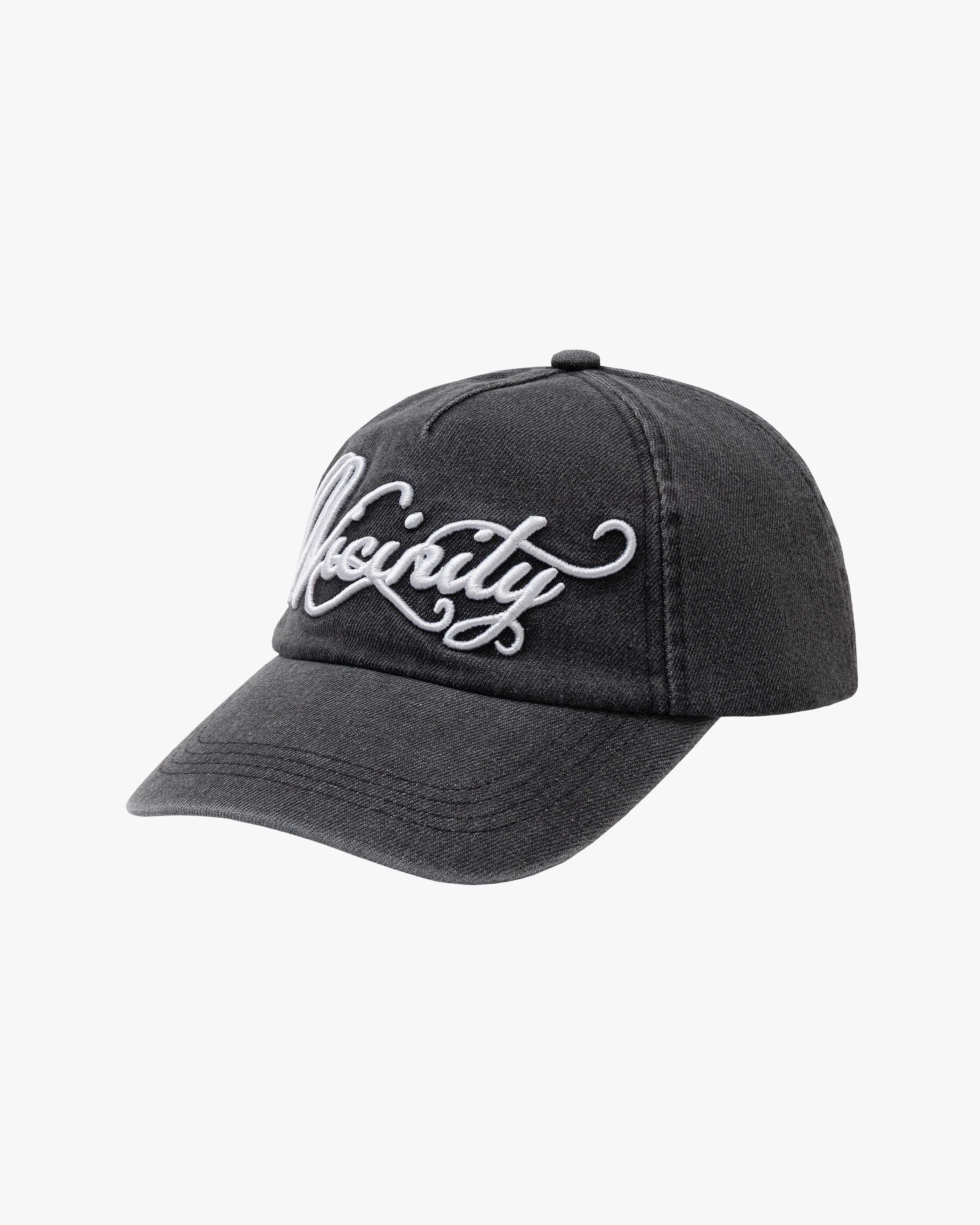 ORNAMENT DENIM CAP BLACK - Image 3