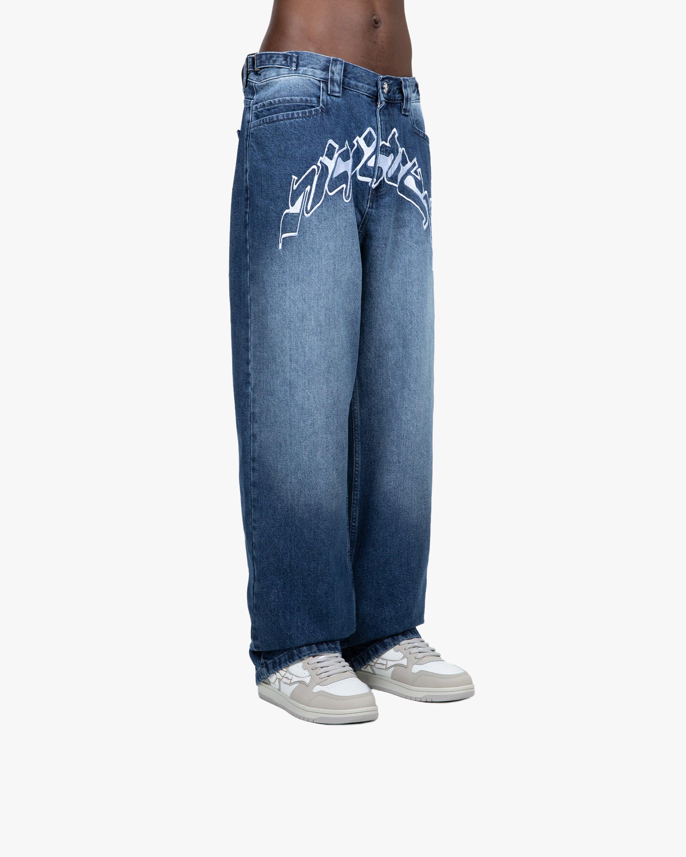 OUTLINED MIRAGE DENIM DARK BLUE / WHITE - Image 3