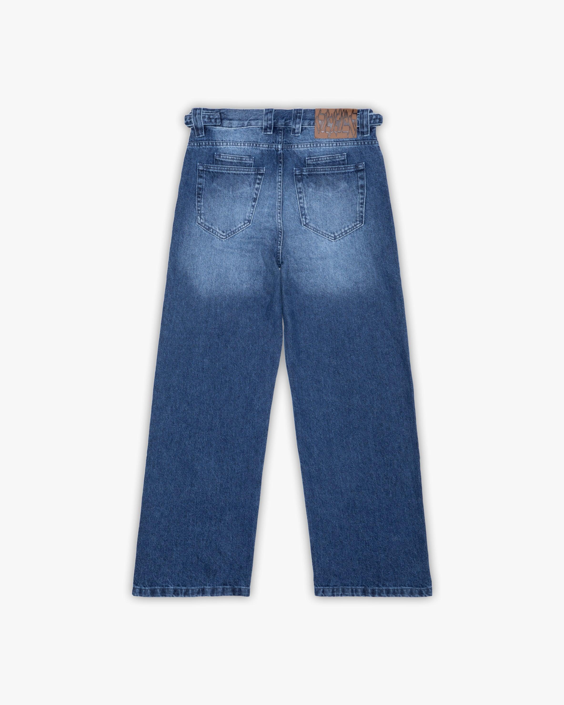 OUTLINED MIRAGE DENIM DARK BLUE / WHITE - Image 6