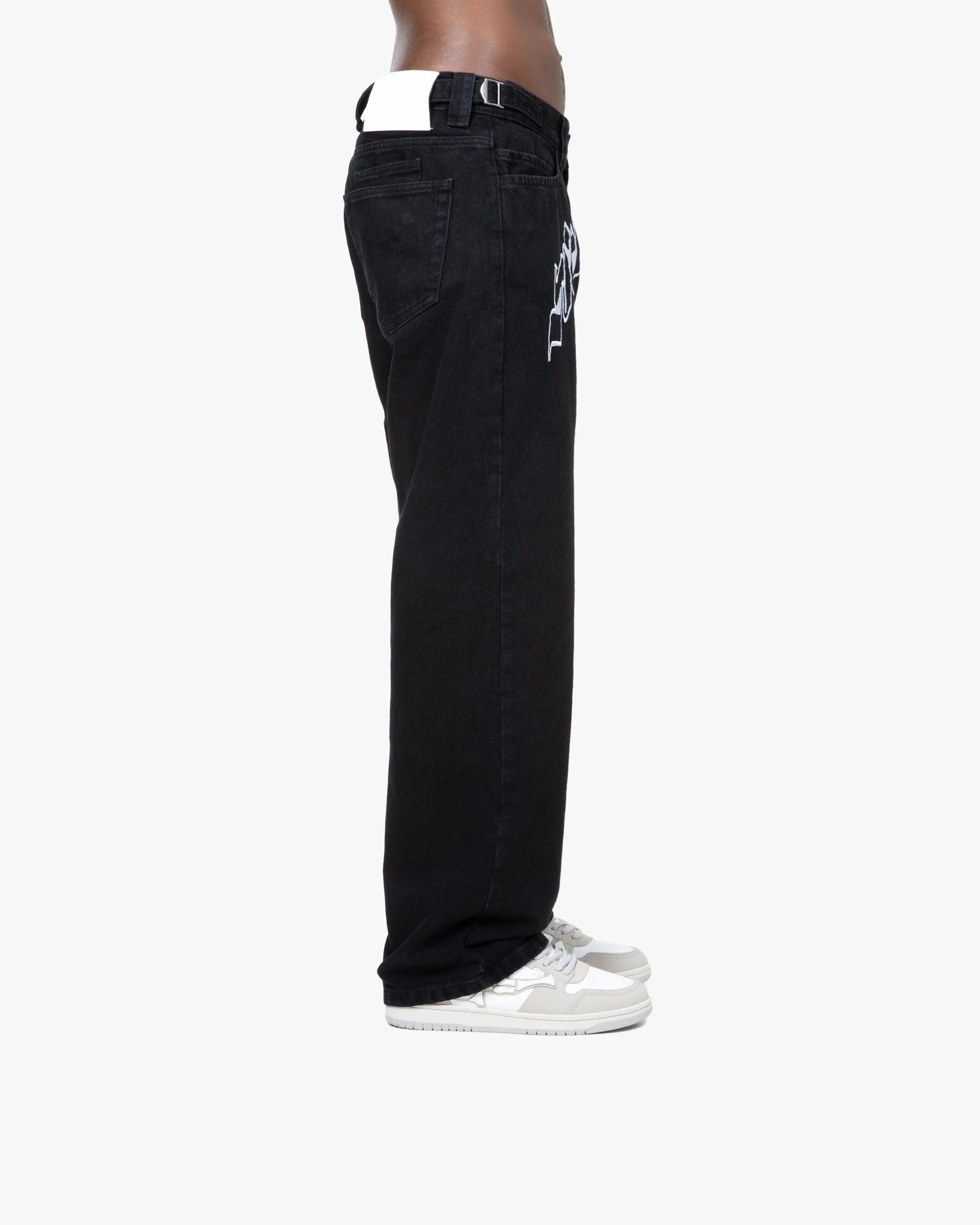 OUTLINED MIRAGE DENIM BLACK / WHITE - Image 5