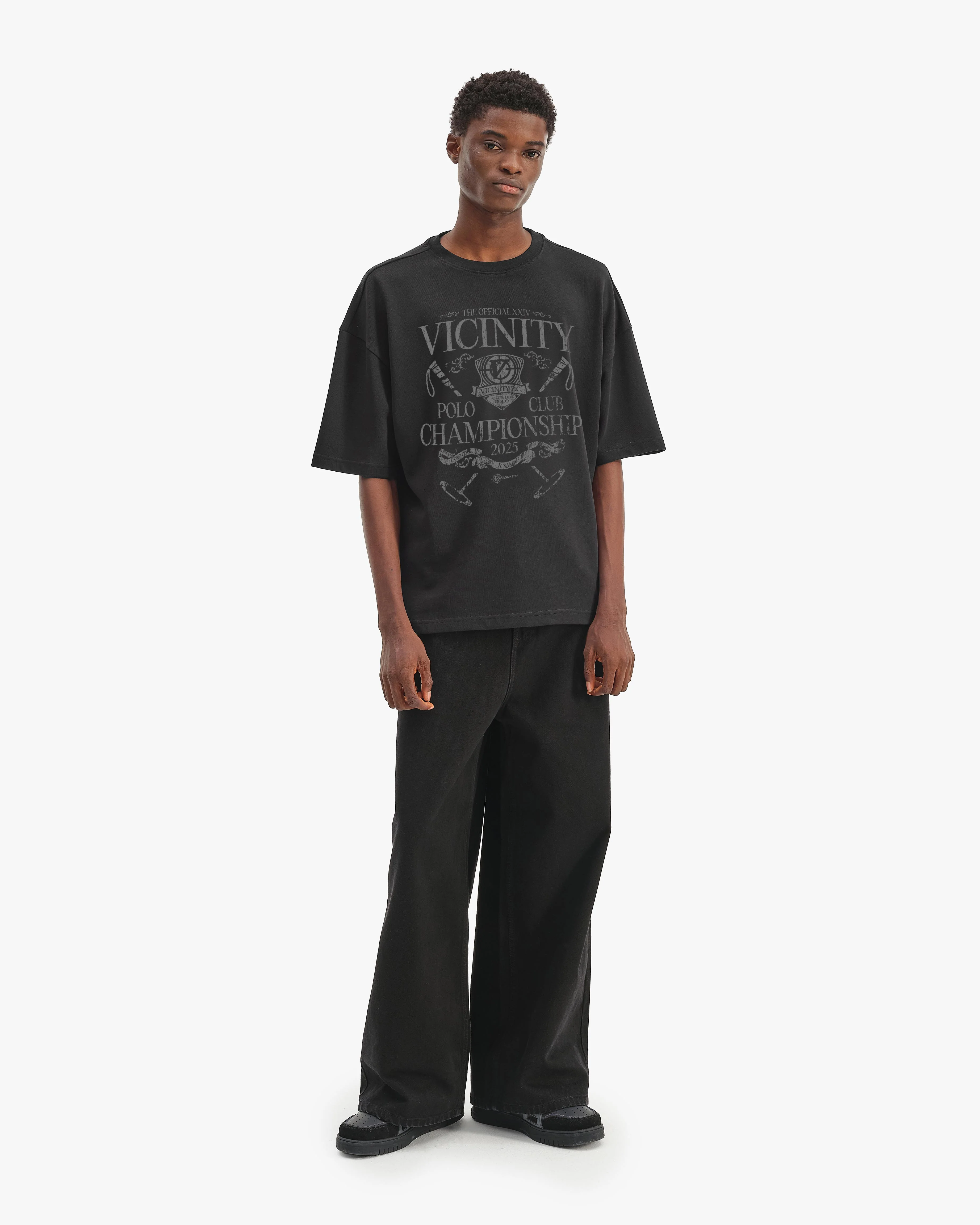 POLO CLUB TEE BLACK - Image 8