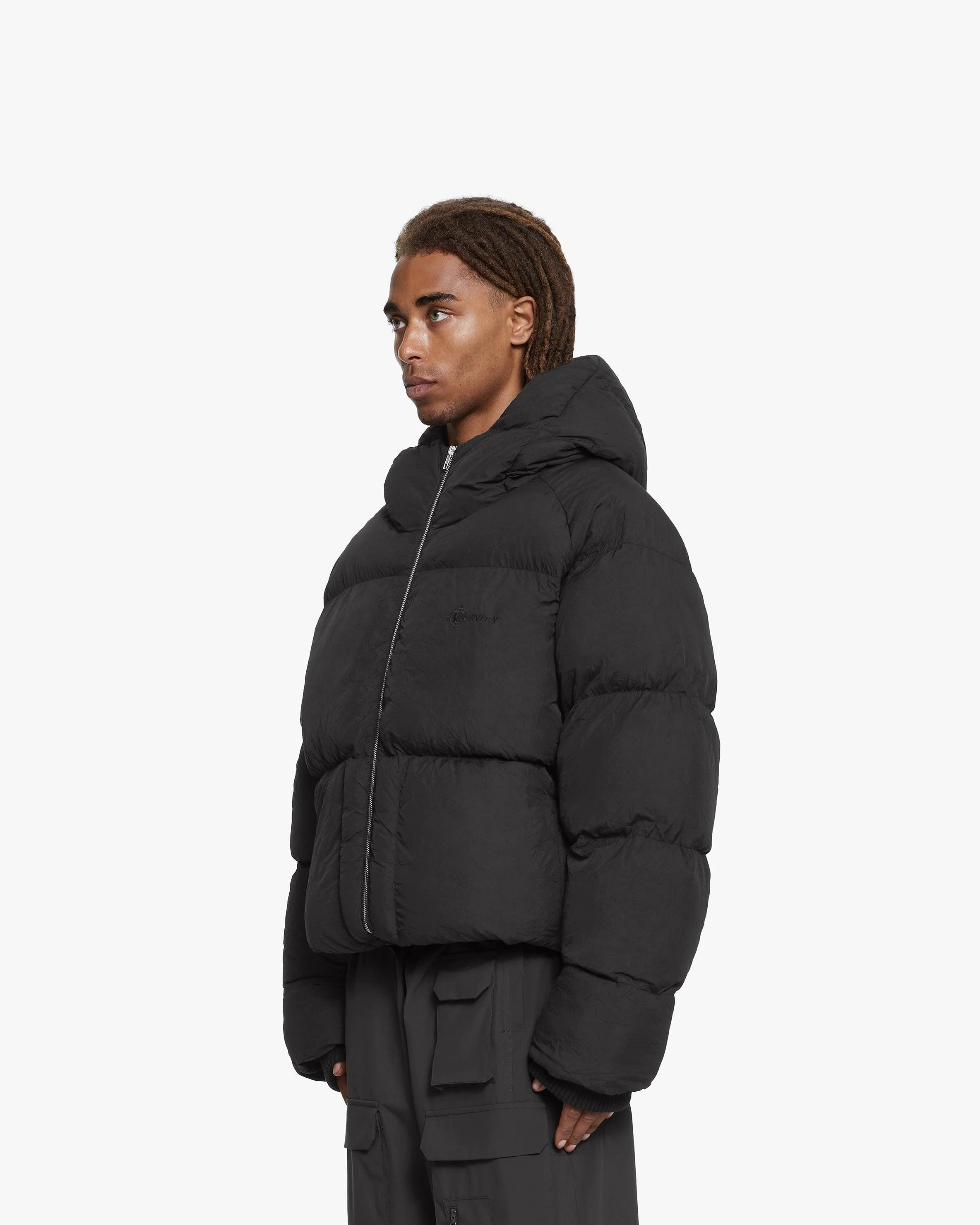 PUFFER JACKET BLACK - Image 5