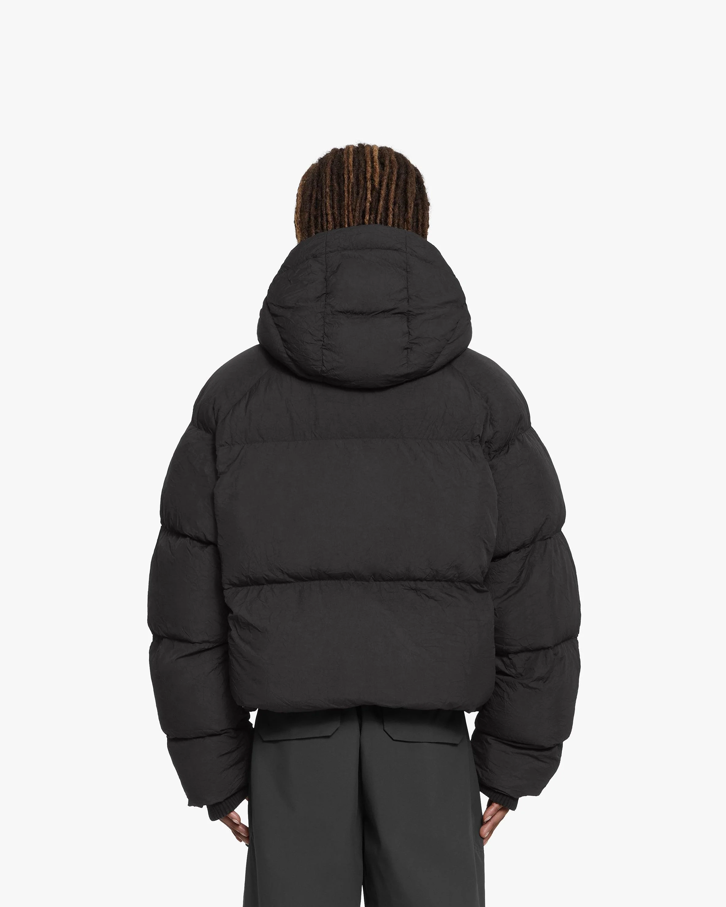 PUFFER JACKET BLACK - Image 7