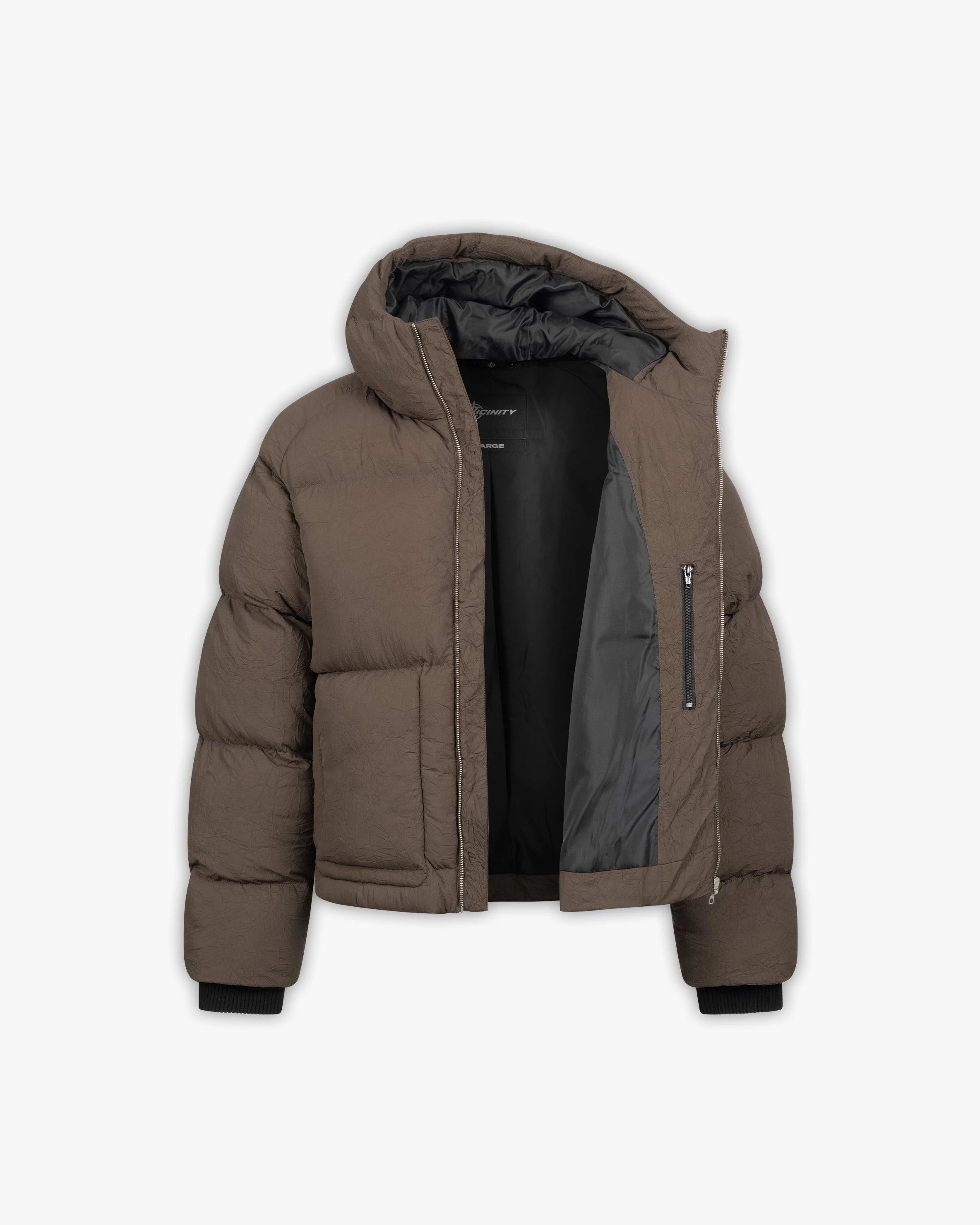 PUFFER JACKET BROWN - Image 10