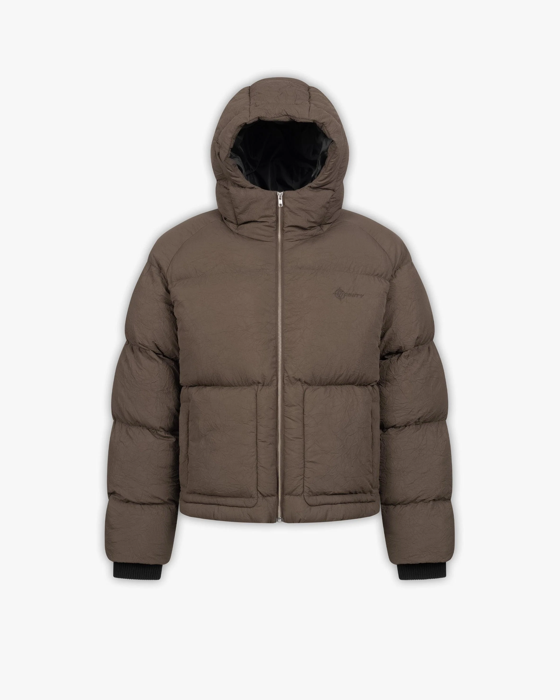PUFFER JACKET BROWN - Image 4