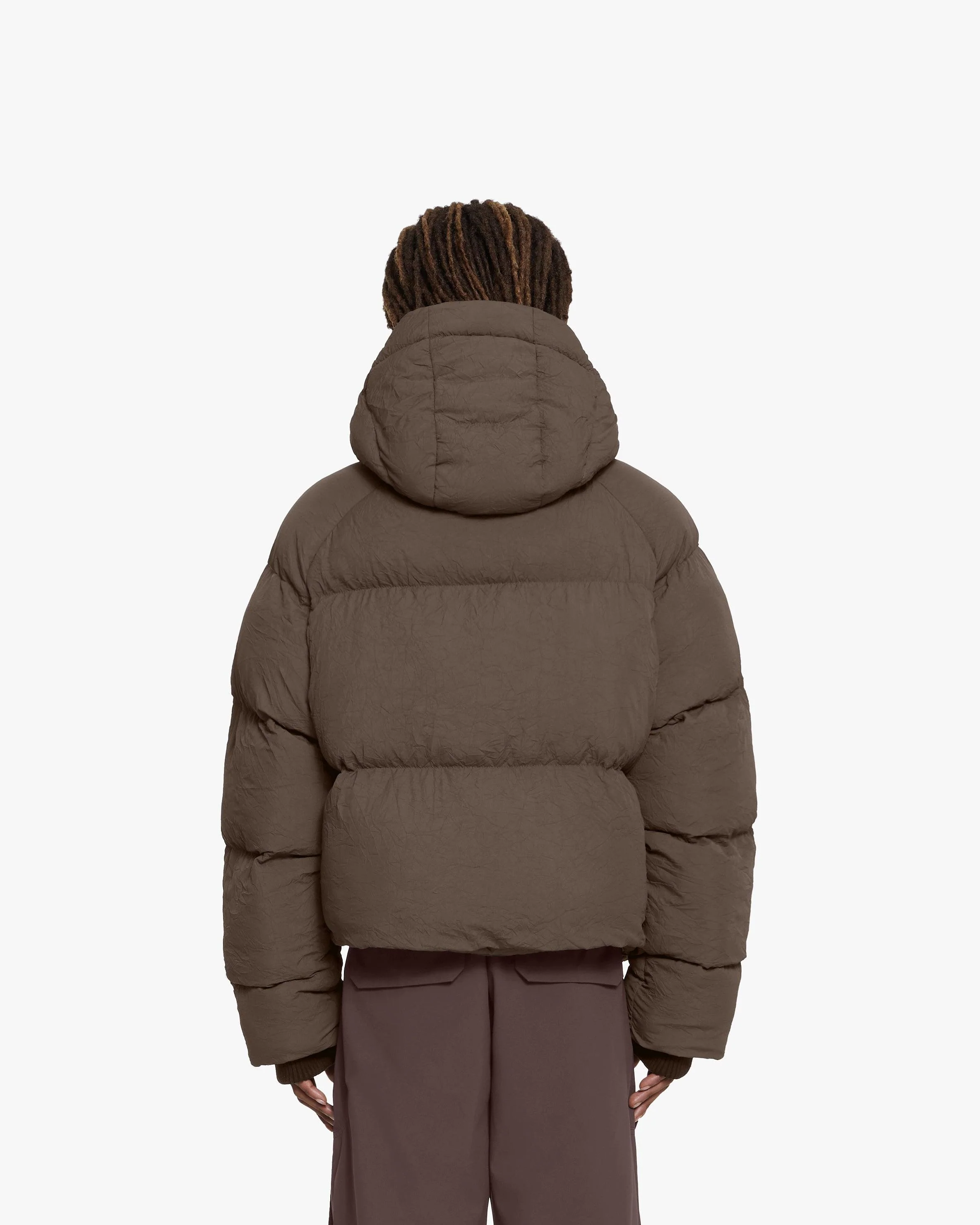PUFFER JACKET BROWN - Image 7