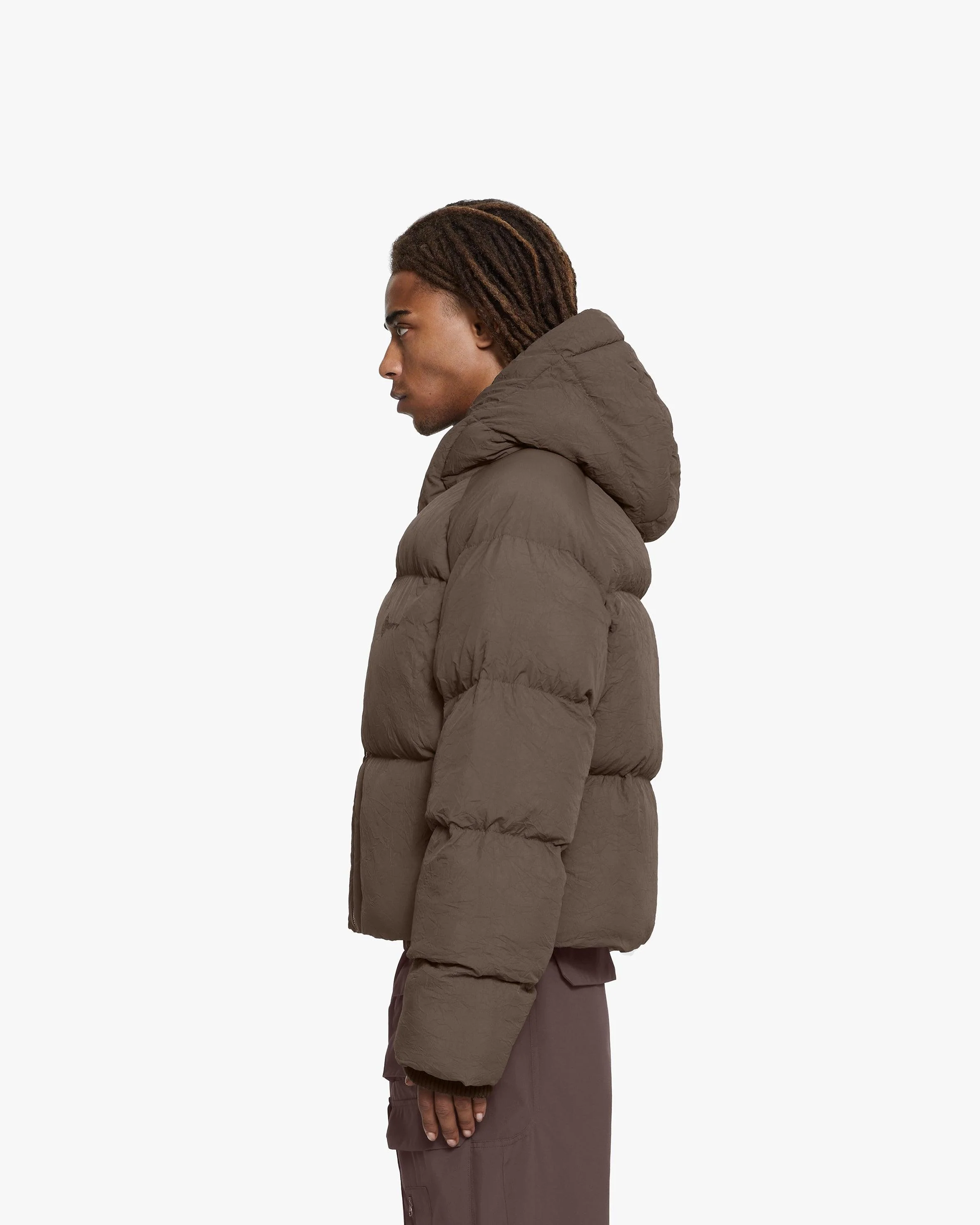 PUFFER JACKET BROWN - Image 8