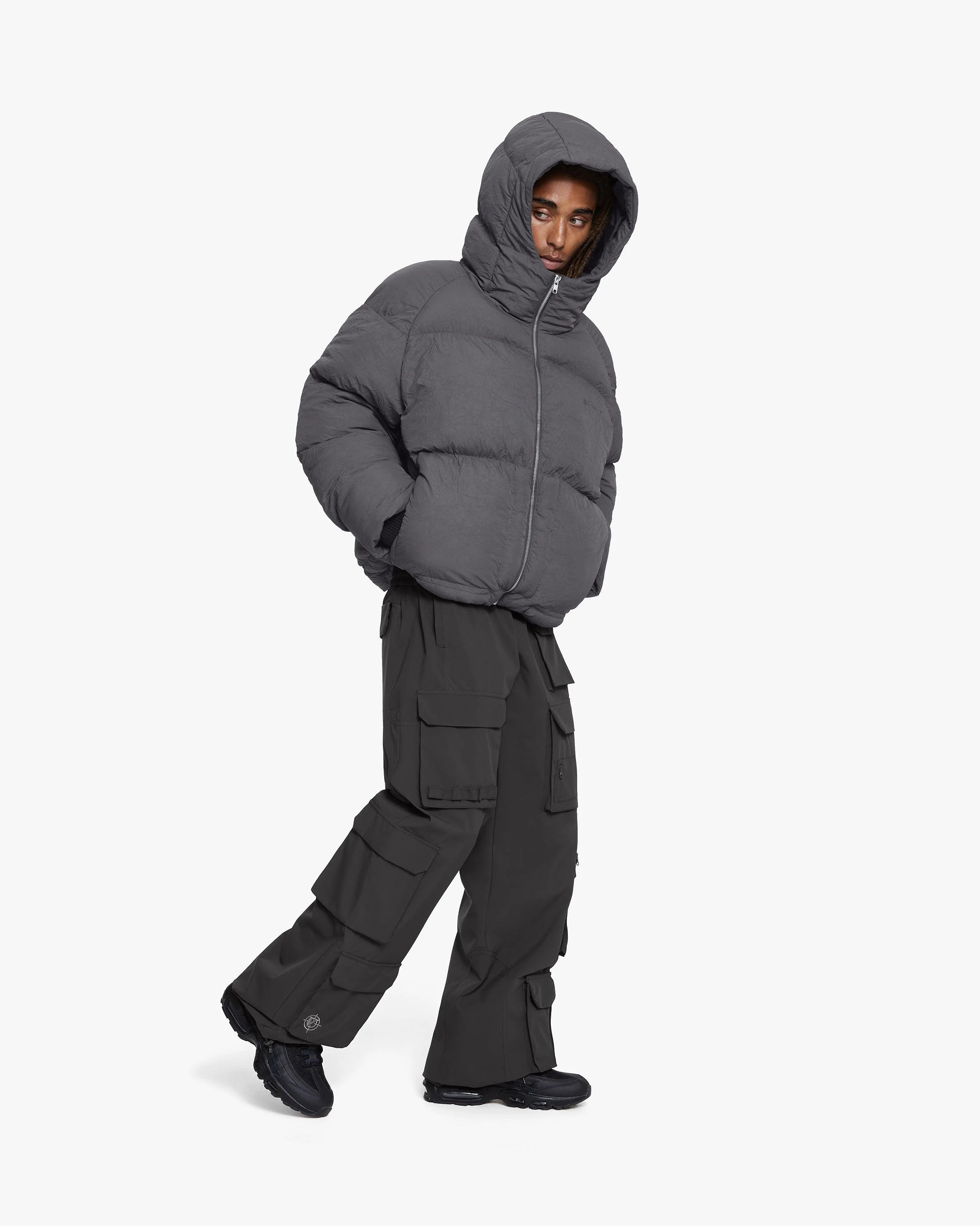 PUFFER JACKET DARK GREY - Image 13
