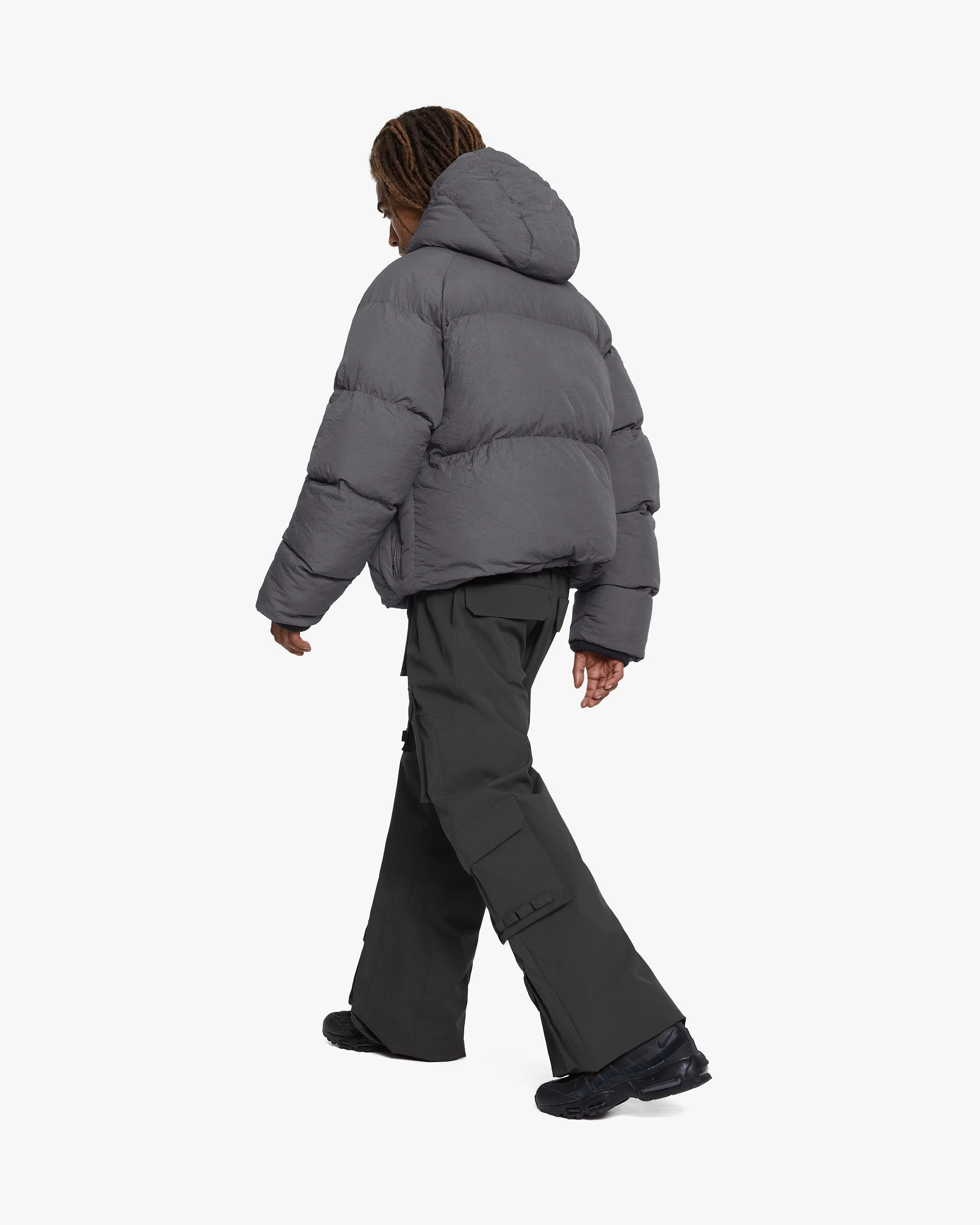 PUFFER JACKET DARK GREY - Image 14
