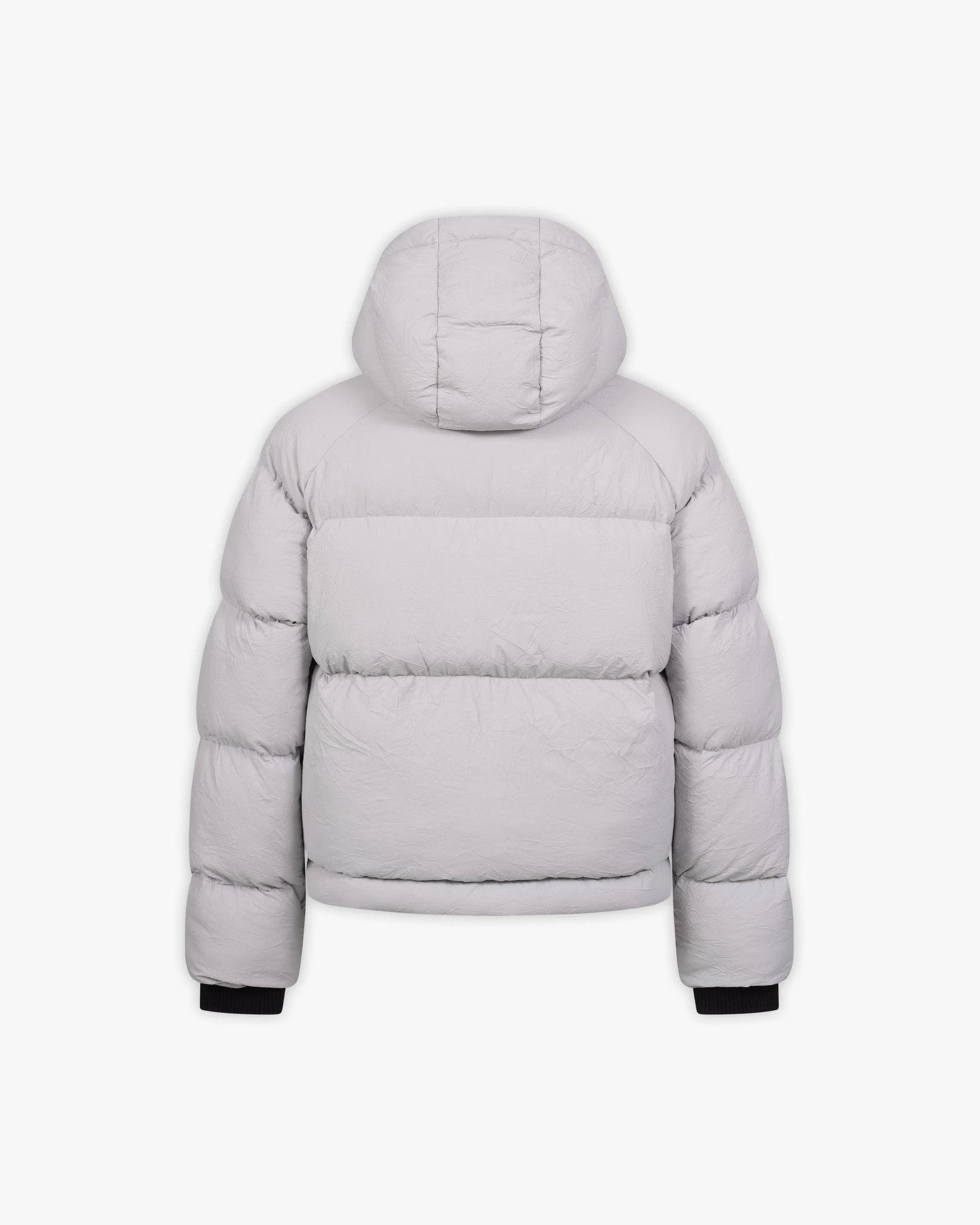 PUFFER JACKET LIGHT GREY - Image 8