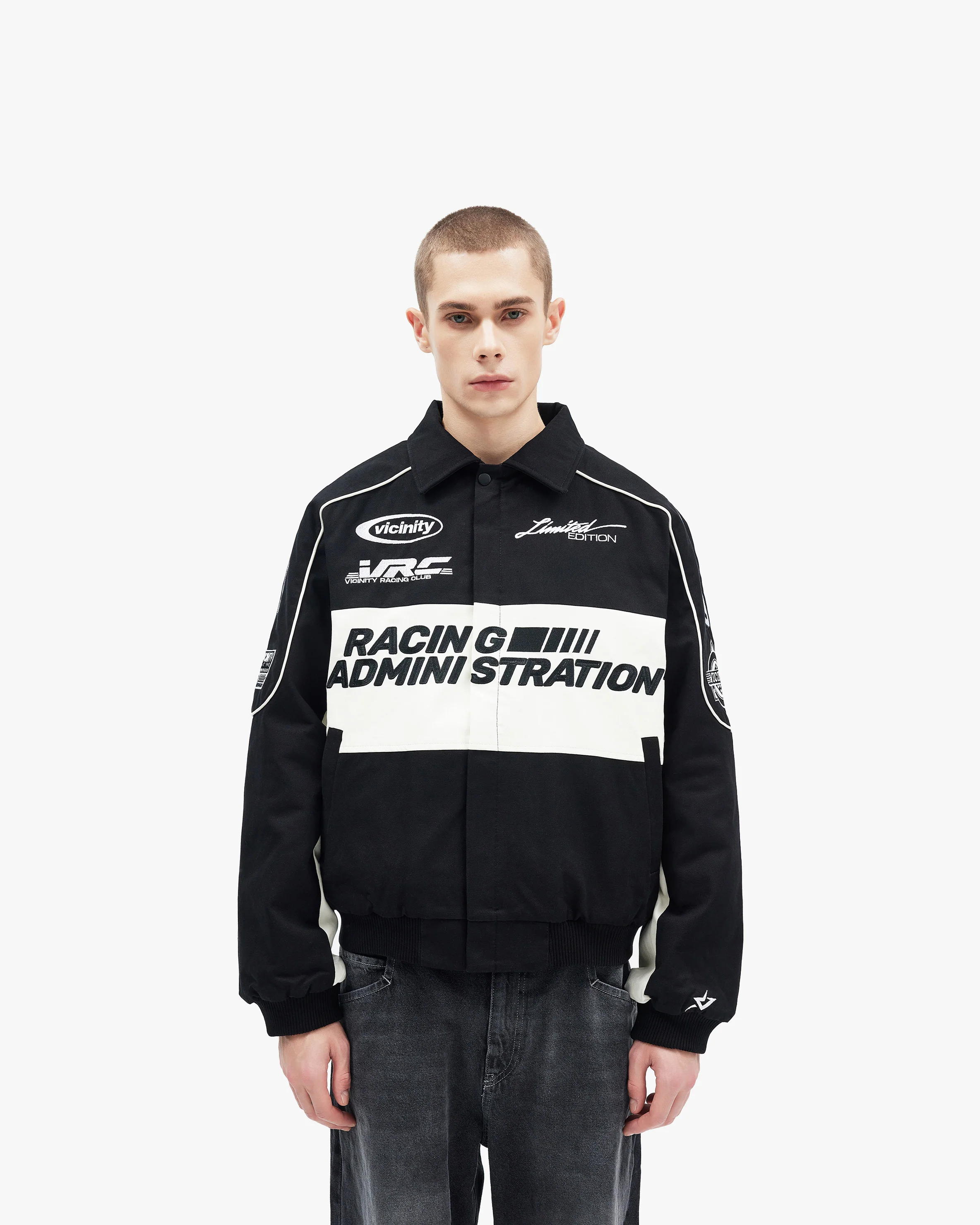 RACING JACKET BLACK - Image 3