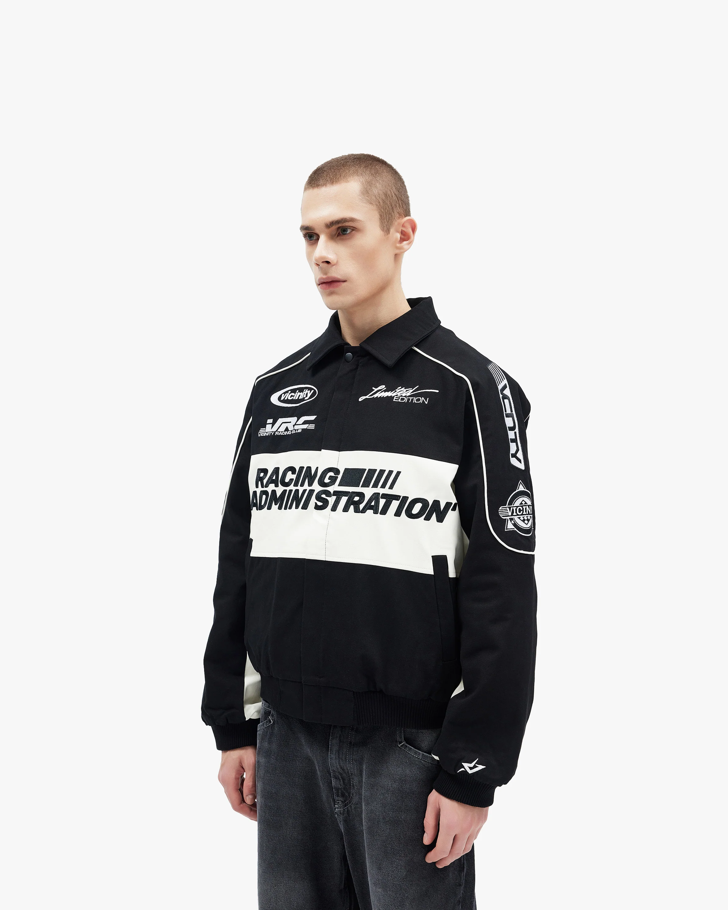 RACING JACKET BLACK - Image 4