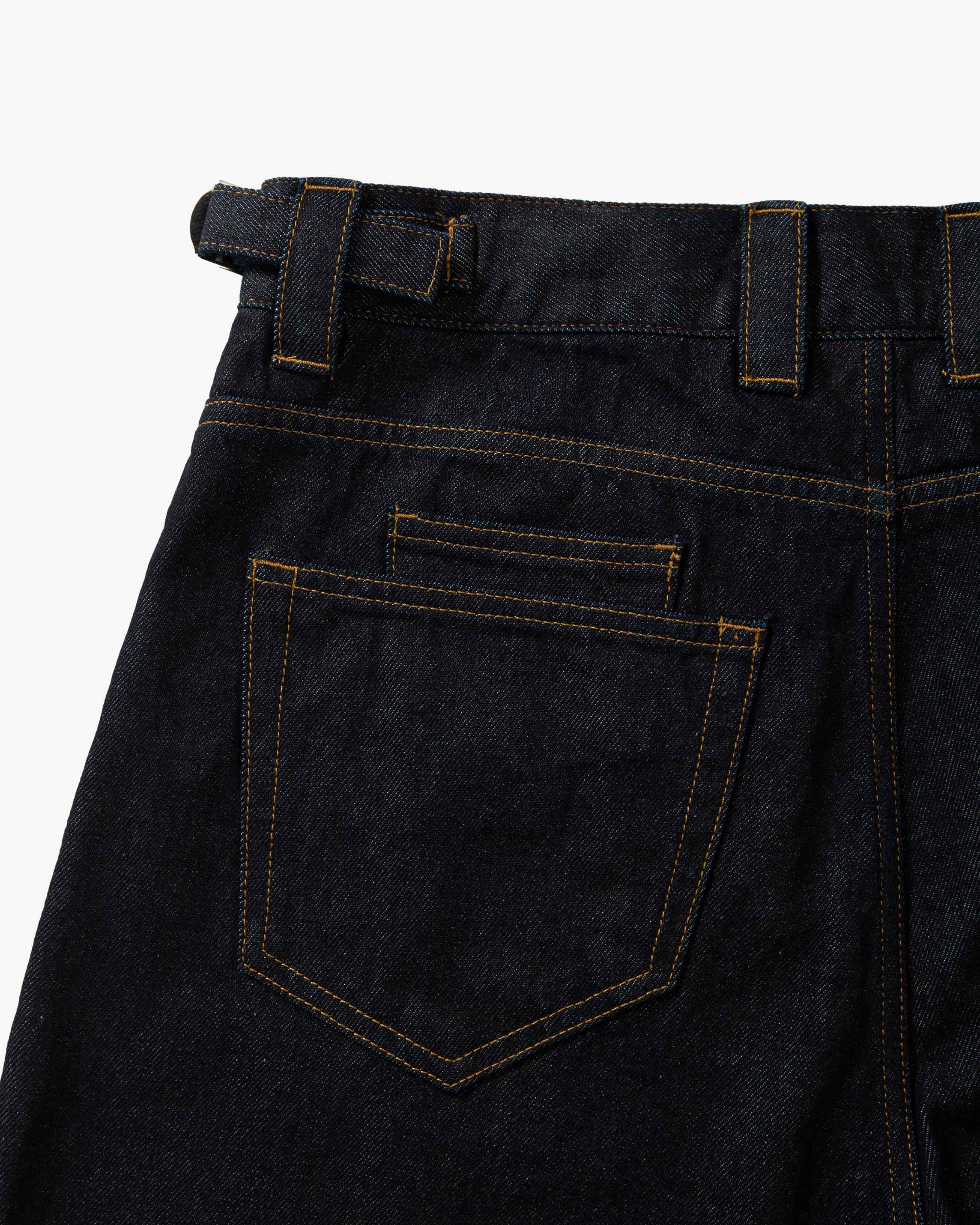 RAW DENIM JORTS - Image 11
