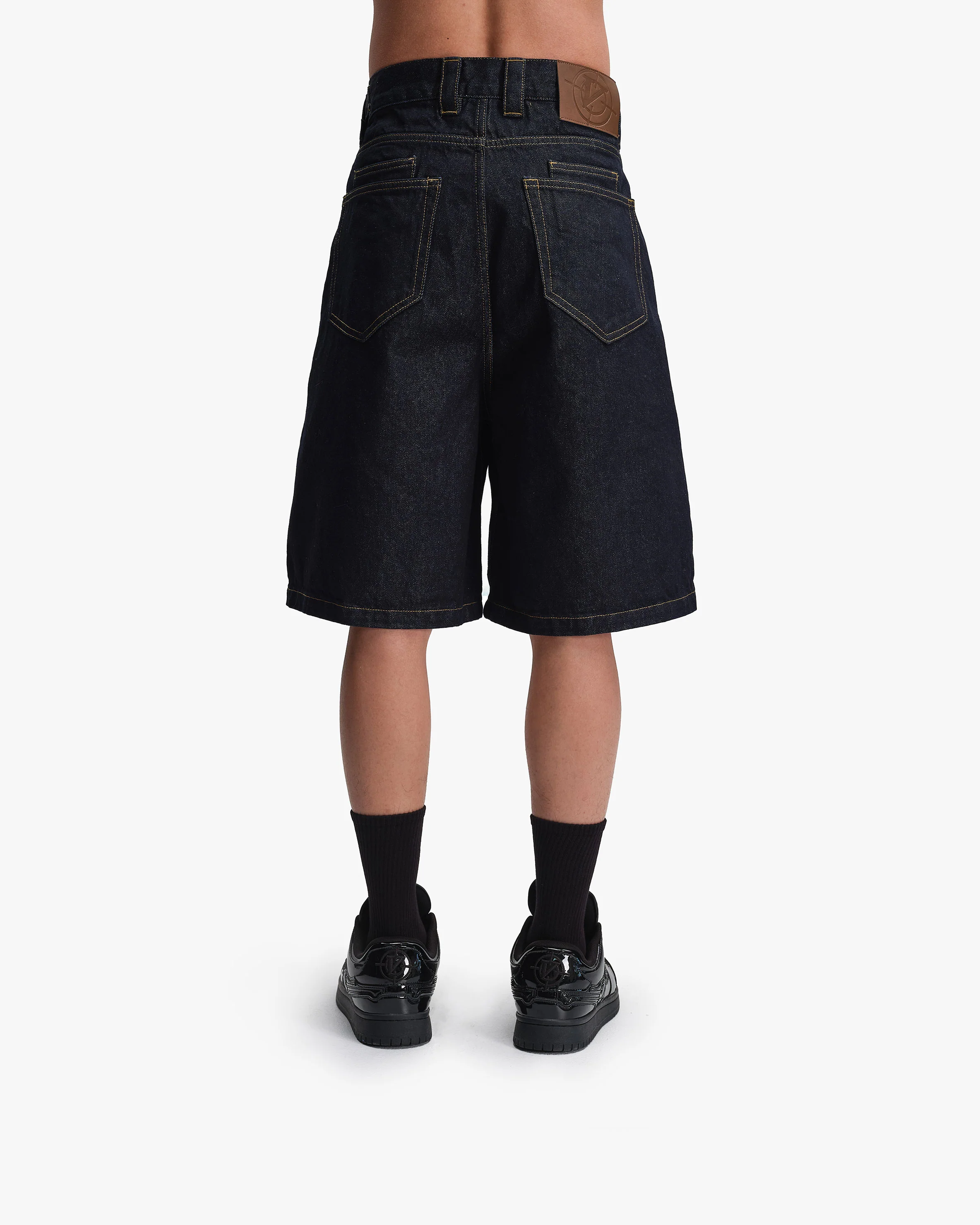RAW DENIM JORTS - Image 6