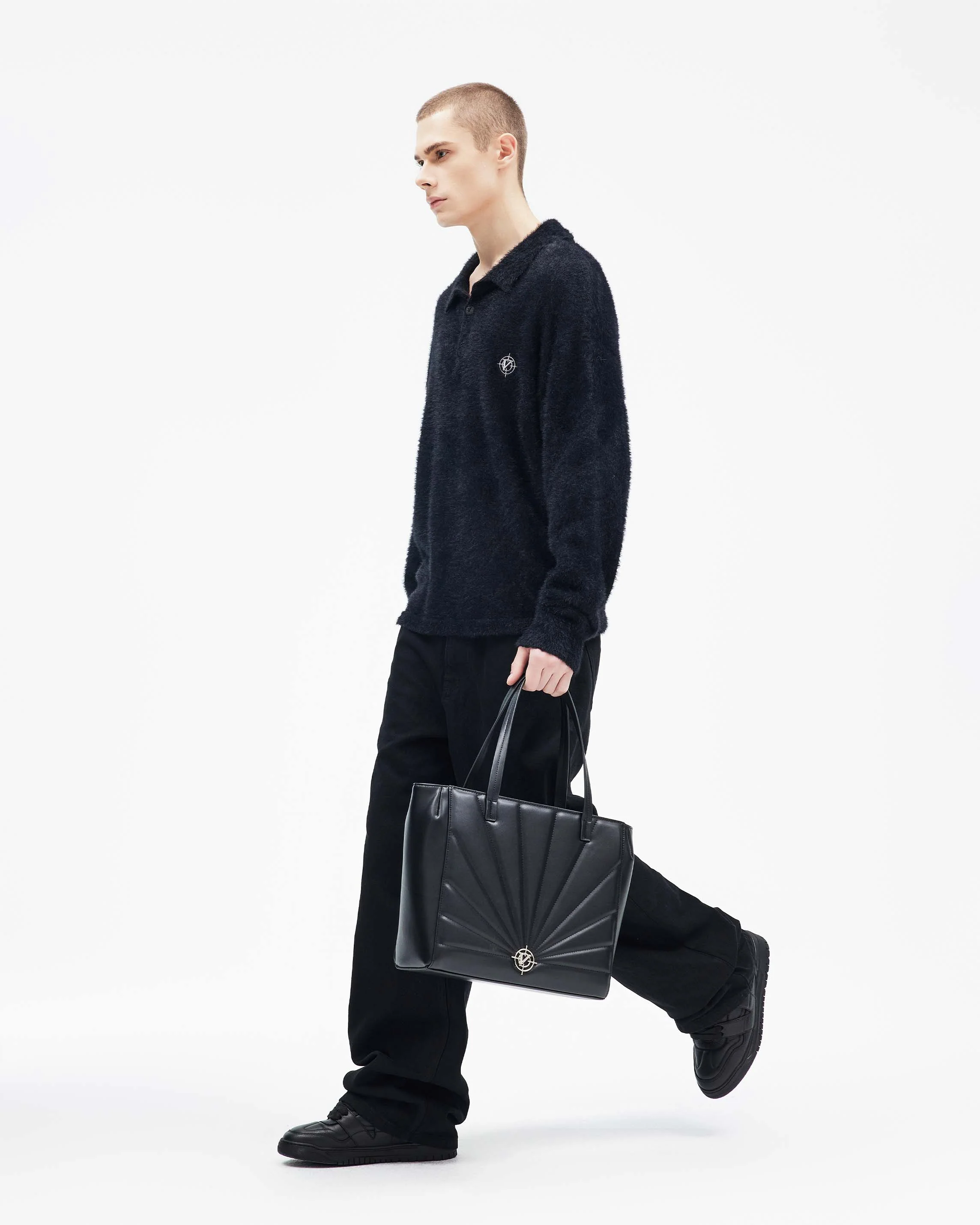 SHOPPER BAG - BLACK - Image 5