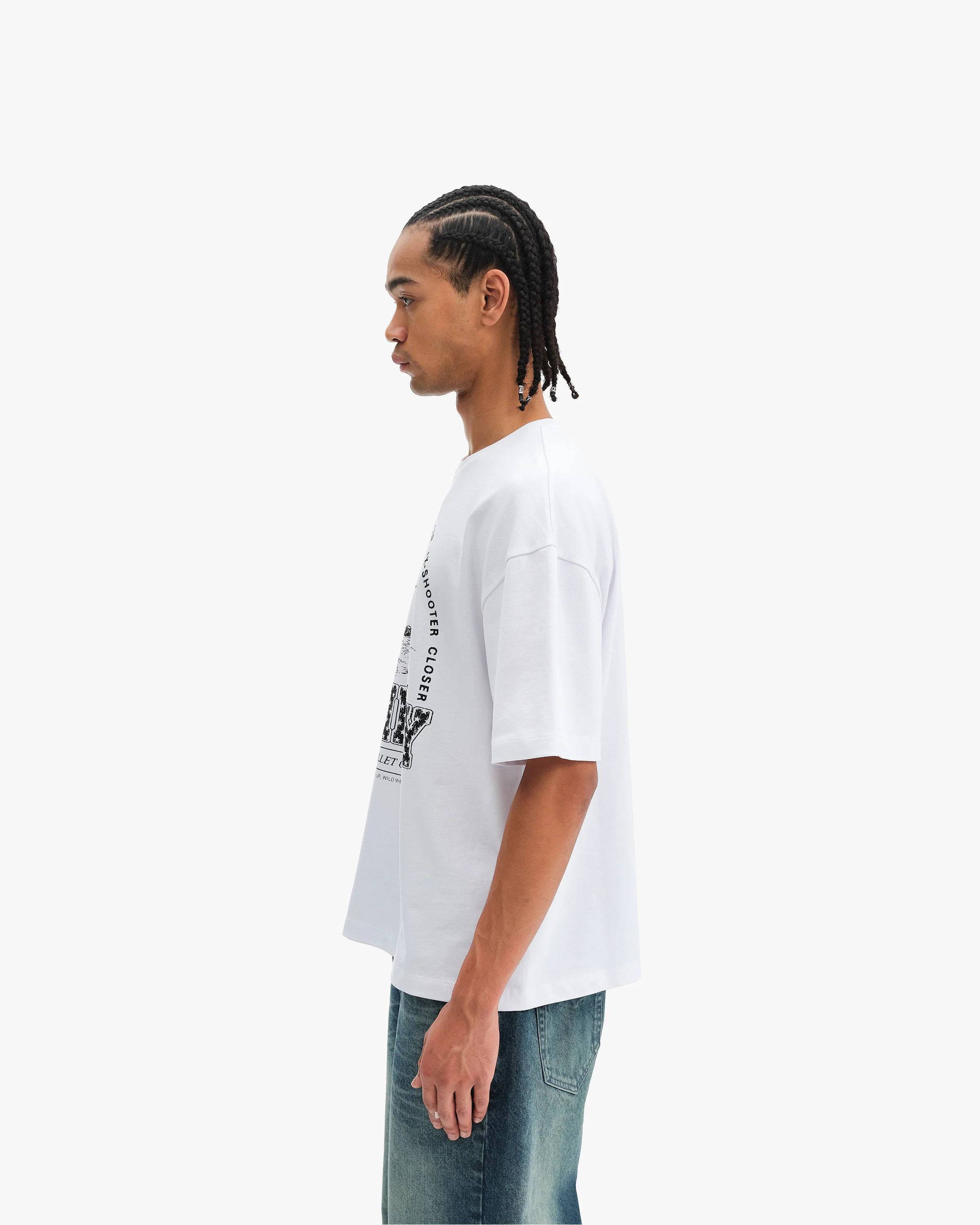 SIX SHOOTER DUEL TEE WHITE - Image 4
