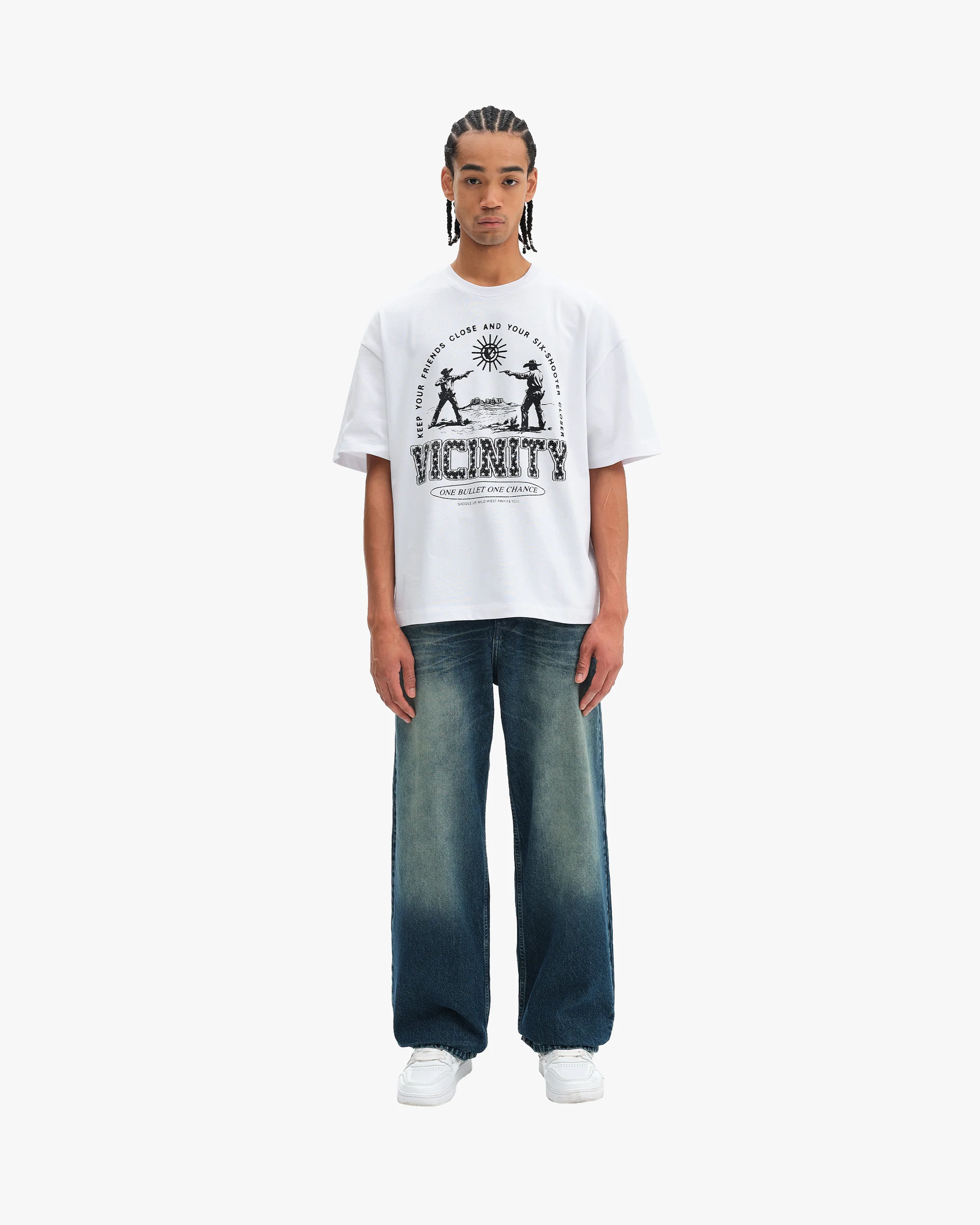 SIX SHOOTER DUEL TEE WHITE - Image 7